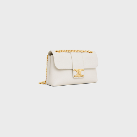 TEEN CELINE VICTOIRE BAG IN SUPPLE CALFSKIN WHITE