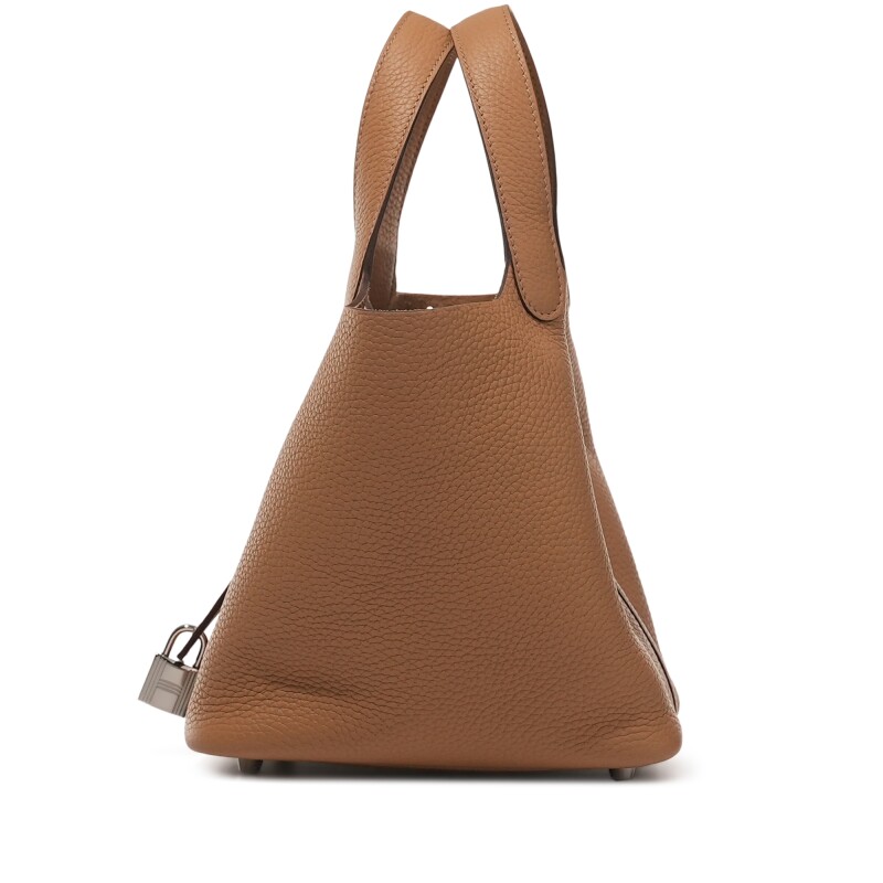 Hermes Biscuit Clemence Picotin Lock 18 Palladium Hardware