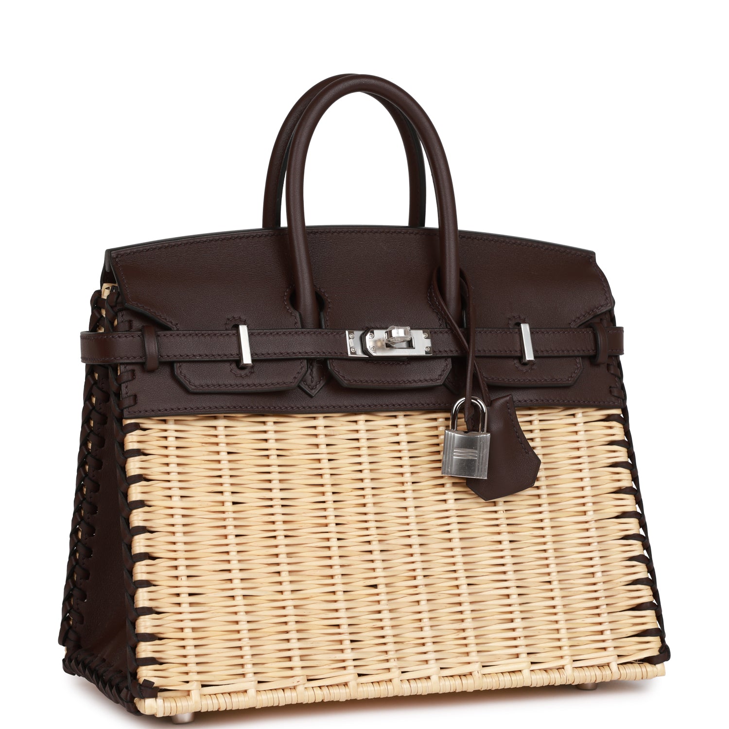 Hermes Picnic Birkin 25 Rouge Sellier Swift Palladium Hardware