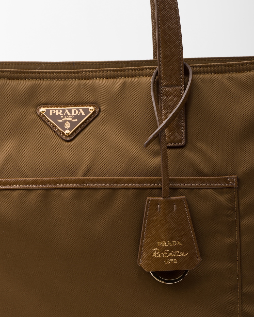 Prada Re-Edition 1978 Large Re-Nylon and Saffiano Leather Tote Bag