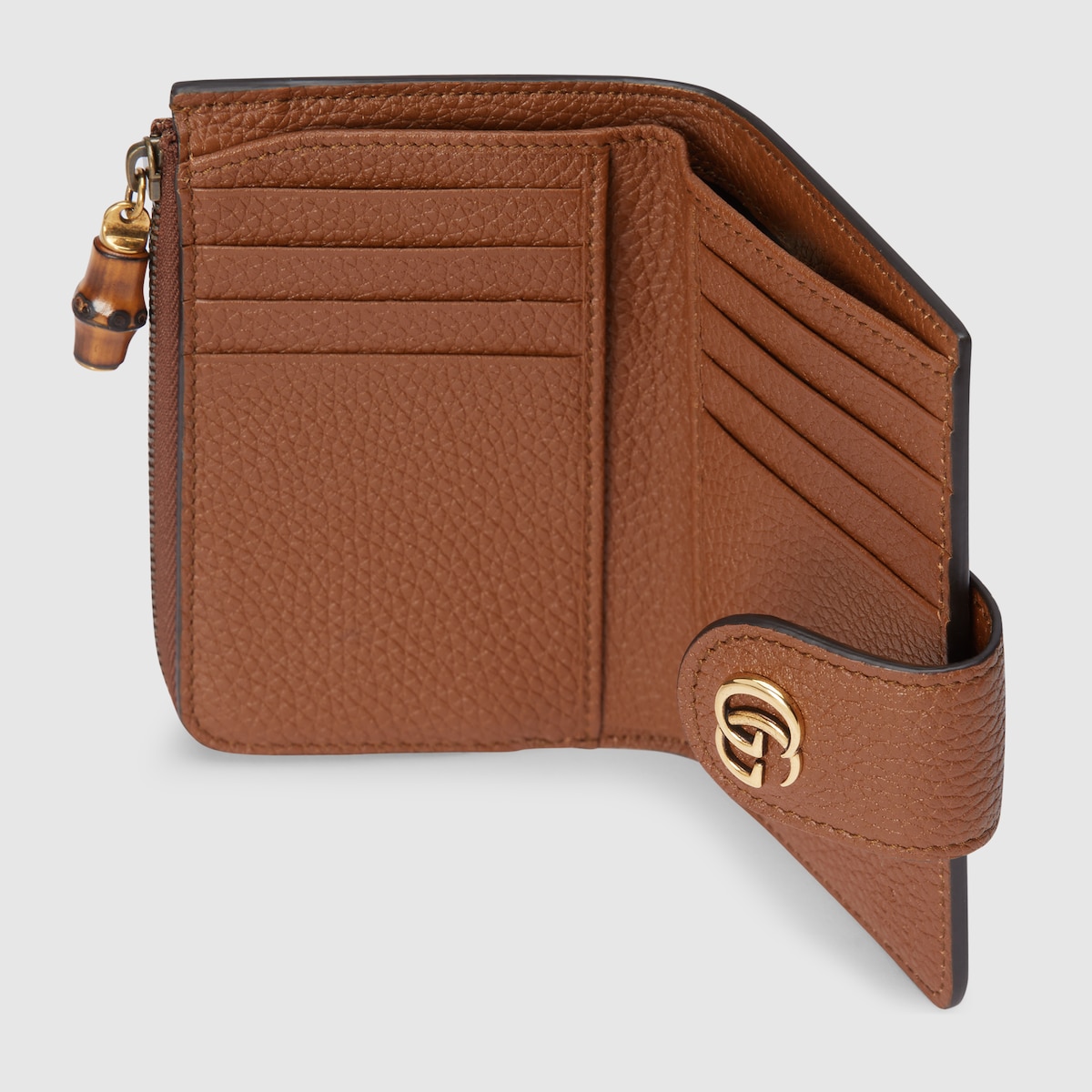 Medium Bamboo Double G Wallet