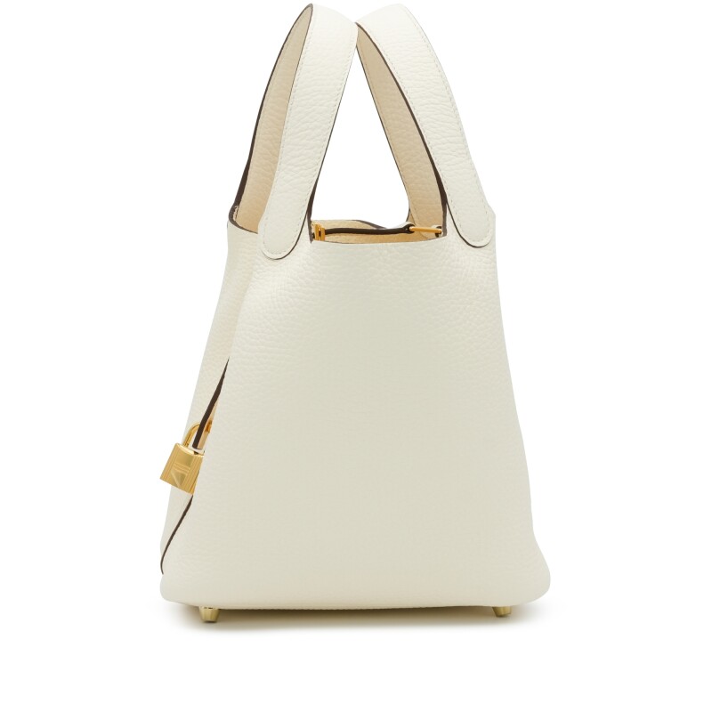 Hermes Nata Clemence Picotin Lock 18 Gold Hardware