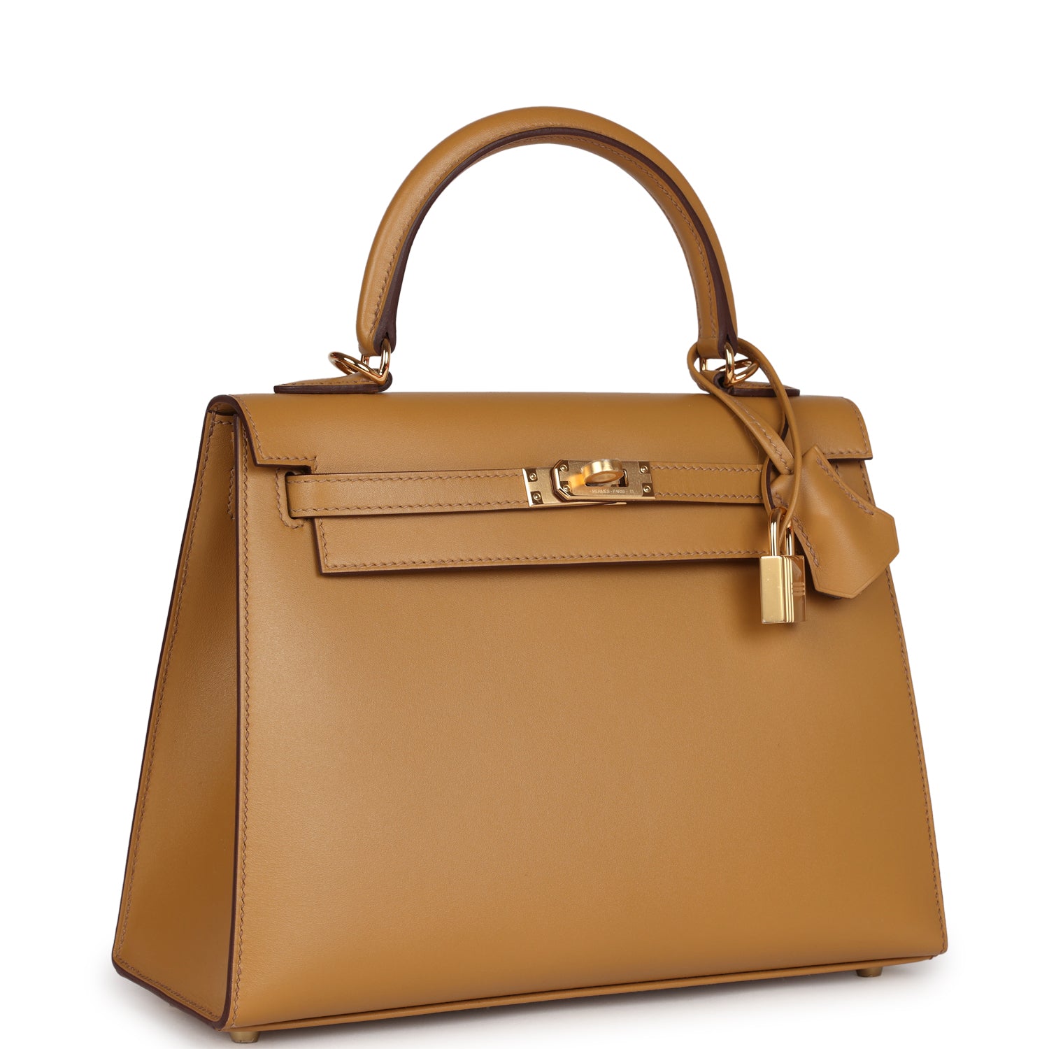 Hermes Kelly Sellier 25 Poussiere Tadelakt Gold Hardware