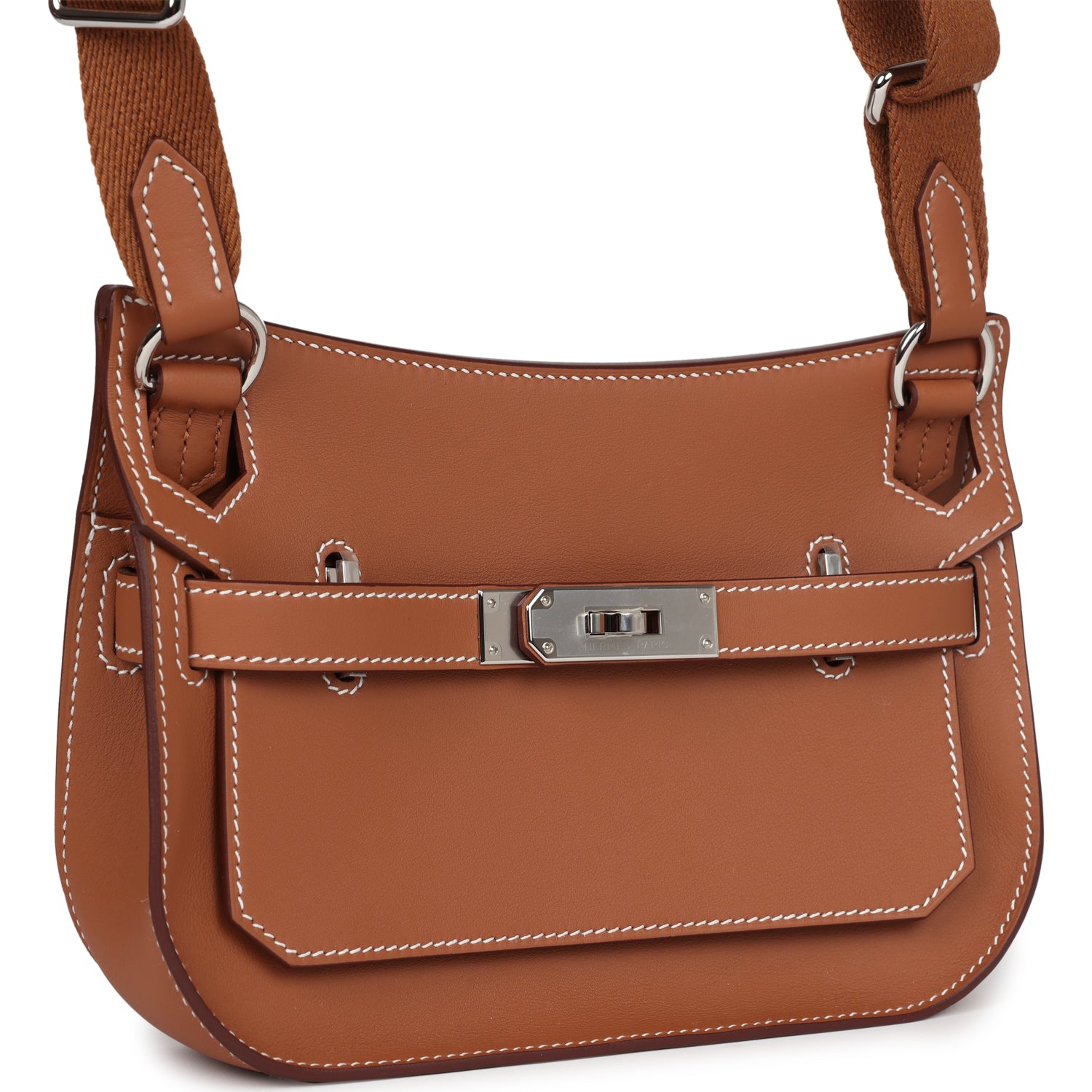 Hermes Mini Jypsiere Gold Swift Palladium Hardware