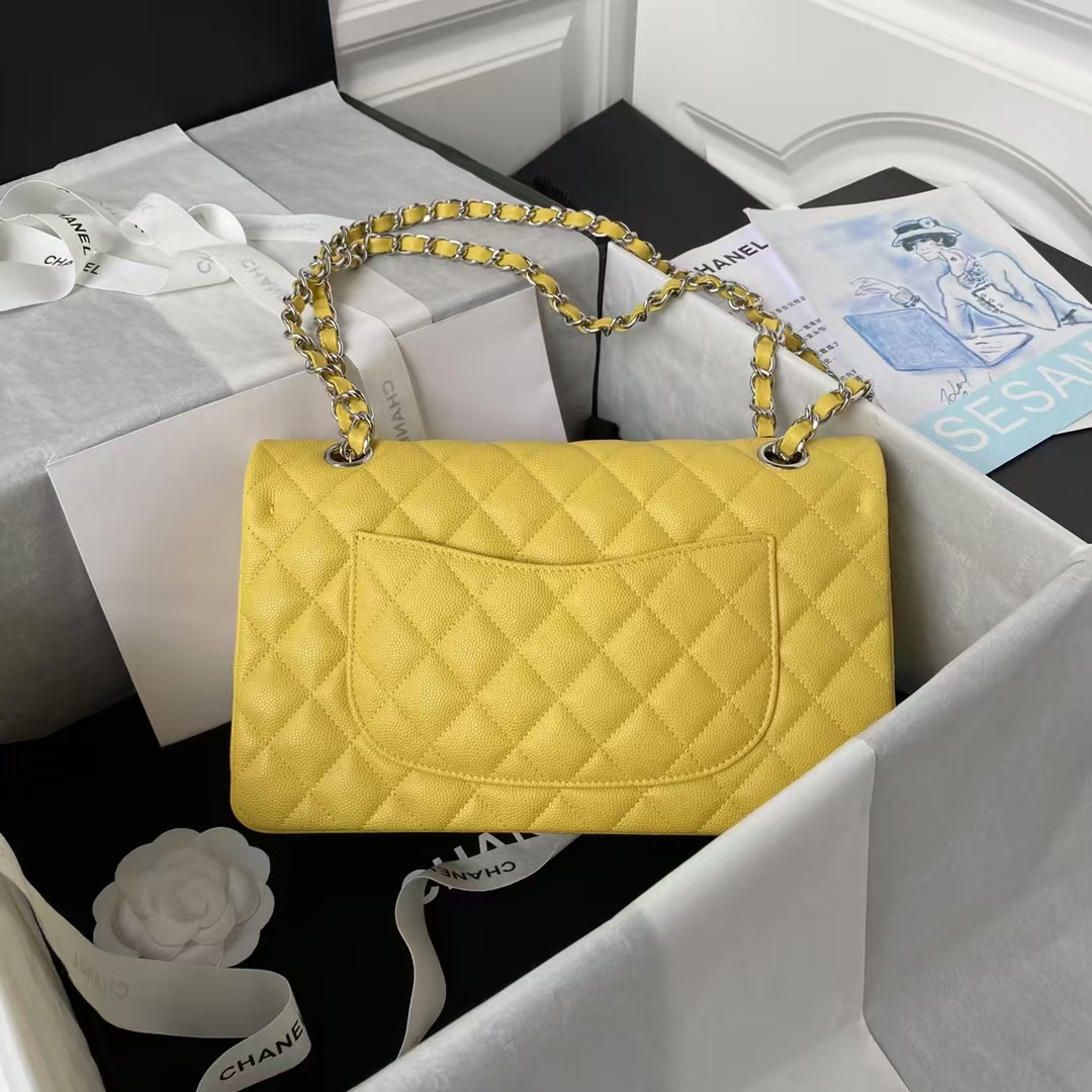 Chanel Classic 11.12 Handbag Caviar Silver Hardware