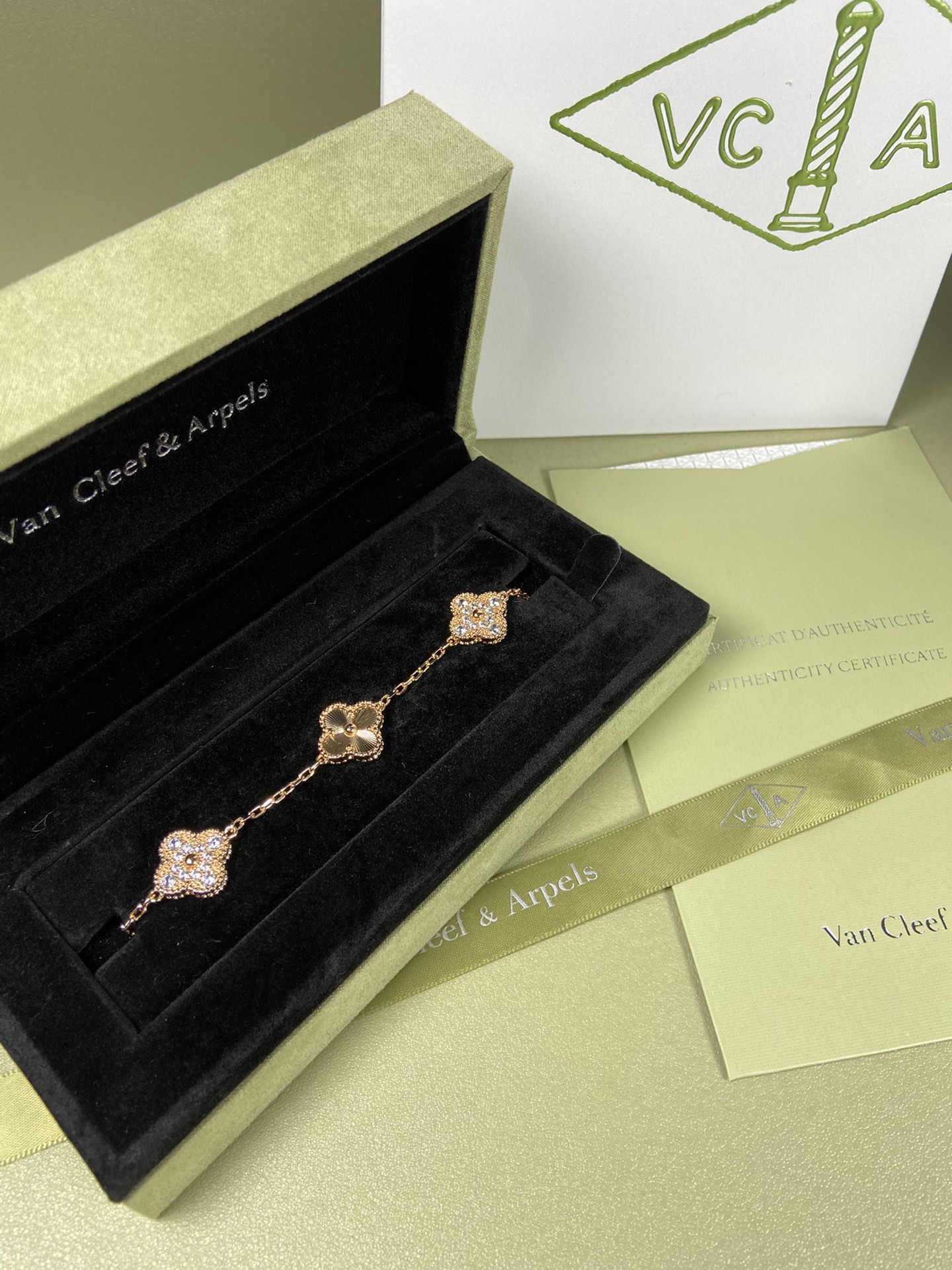 laser with diamonds, 5 motifs, gold , silver, rose gold