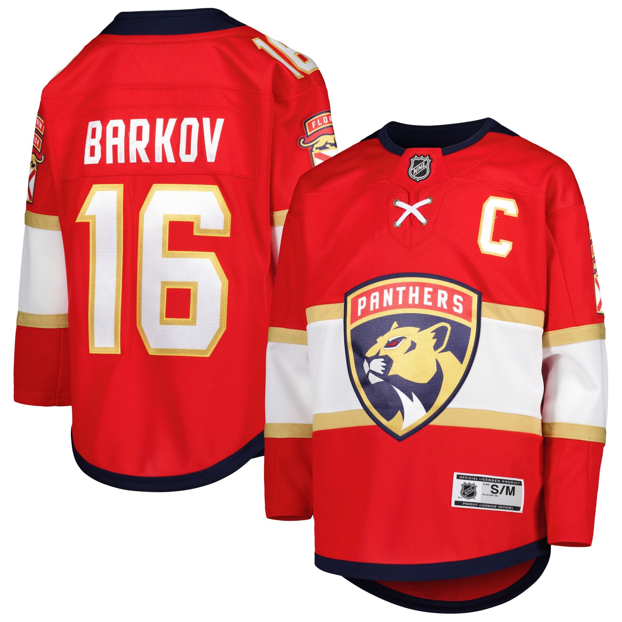 Aleksander Barkov Florida Panthers Youth Home Premier Player Jersey - Red