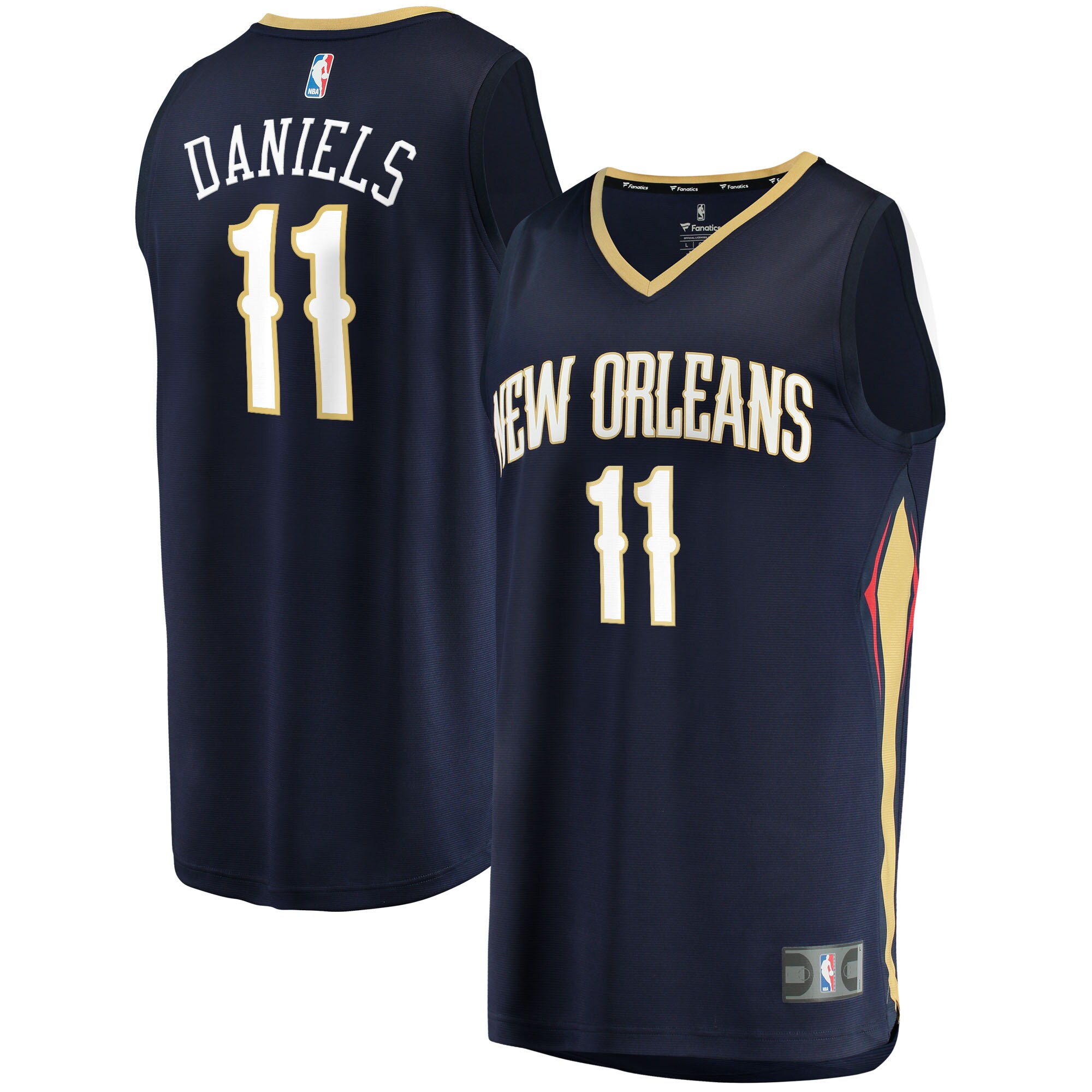 Dyson Daniels New Orleans Pelicans Fanatics Fast Break Replica Player Jersey - Icon Edition - Navy
