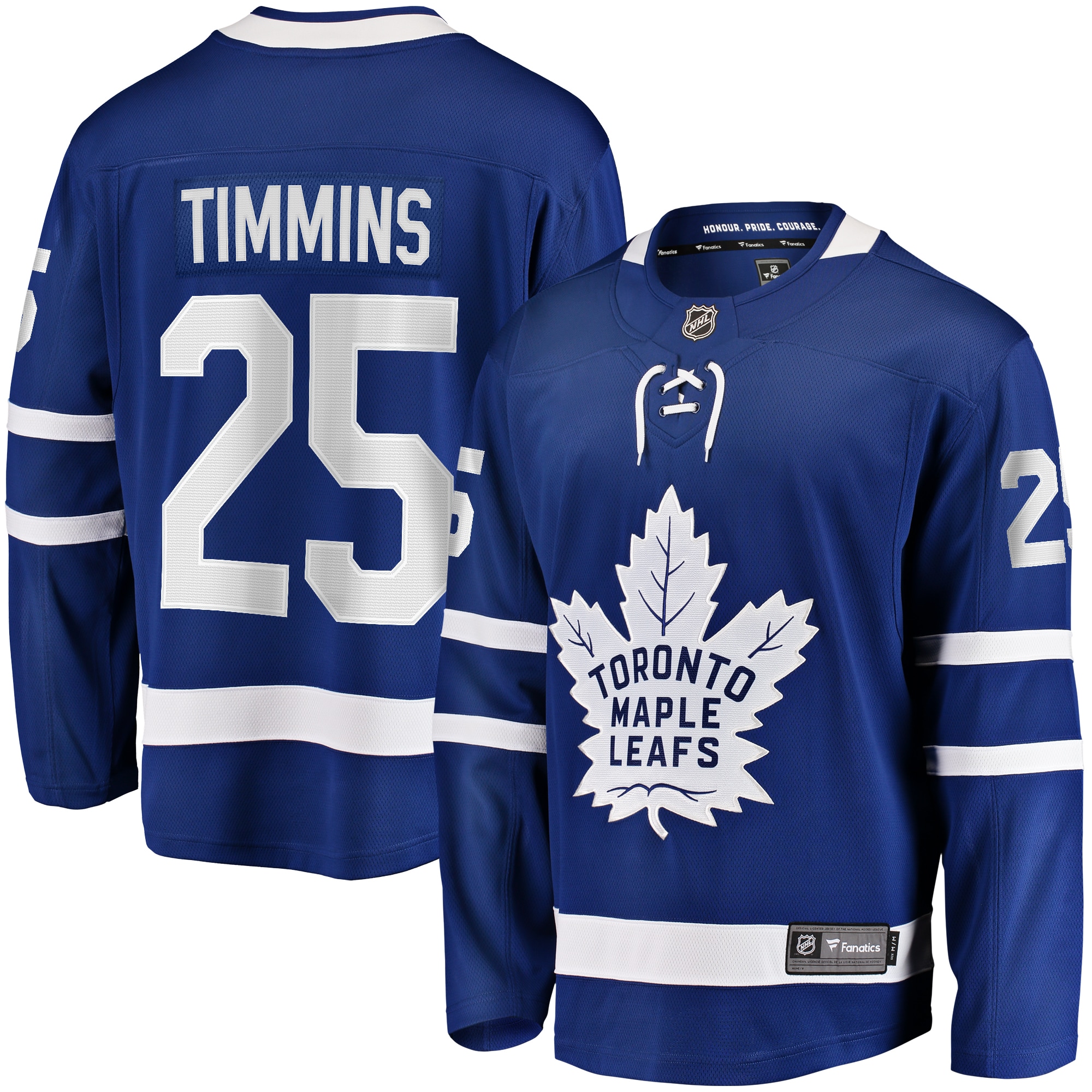 Conor Timmins Toronto Maple Leafs Fanatics Home Premier Breakaway Player Jersey - Blue