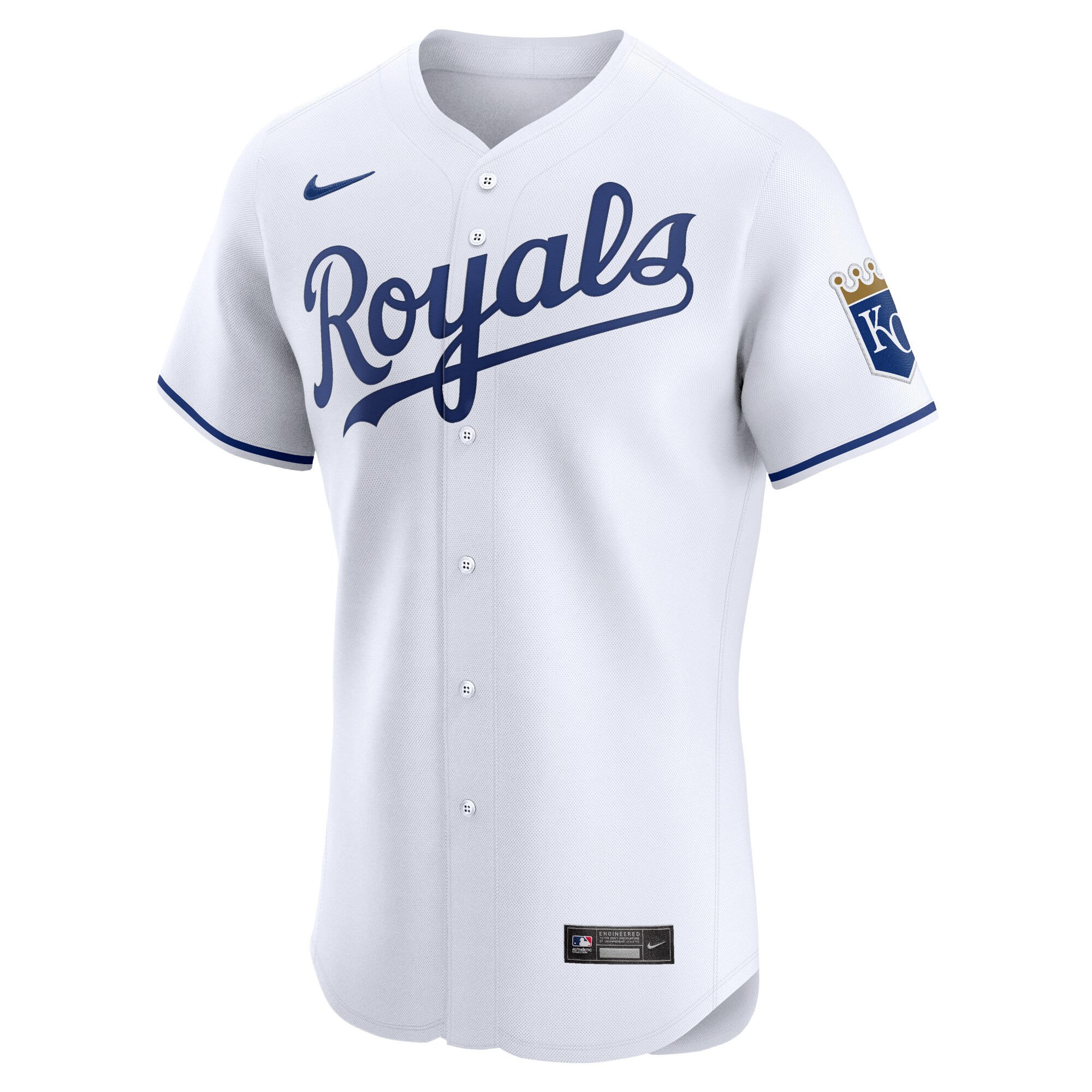 Kansas City Royals  Home Elite Jersey - White