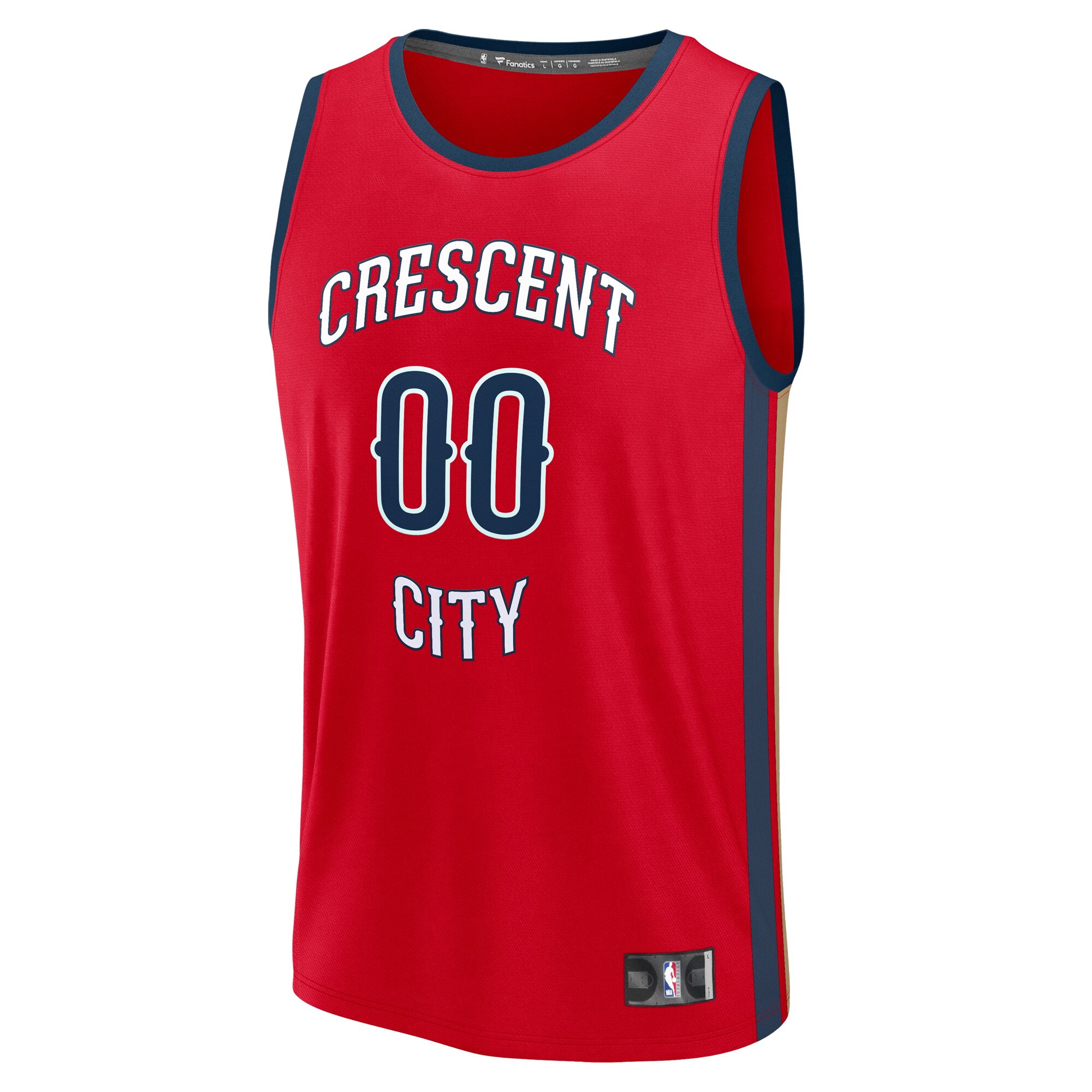 New Orleans Pelicans Fanatics Custom Fast Break Jersey - Red - Statement Edition