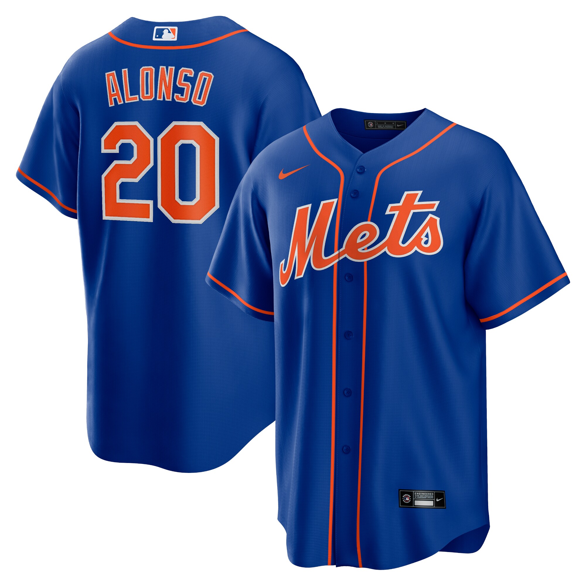 Pete Alonso New York Mets  Alternate Replica Player Name Jersey - Royal
