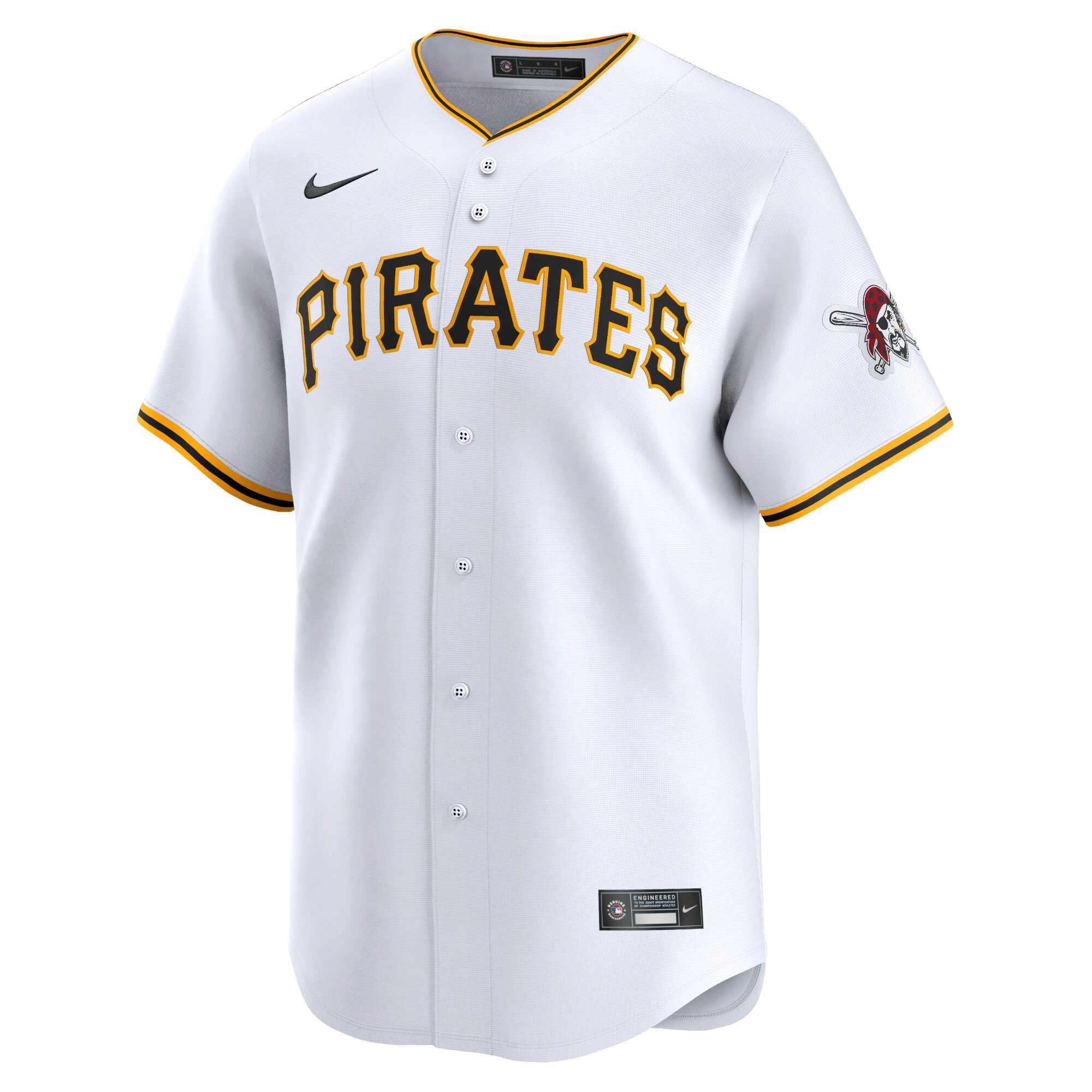 Pittsburgh Pirates  2024 Jackie Robinson Day Home Limited Jersey\u00c2\u00a0\u00e2\u20ac\u201c White