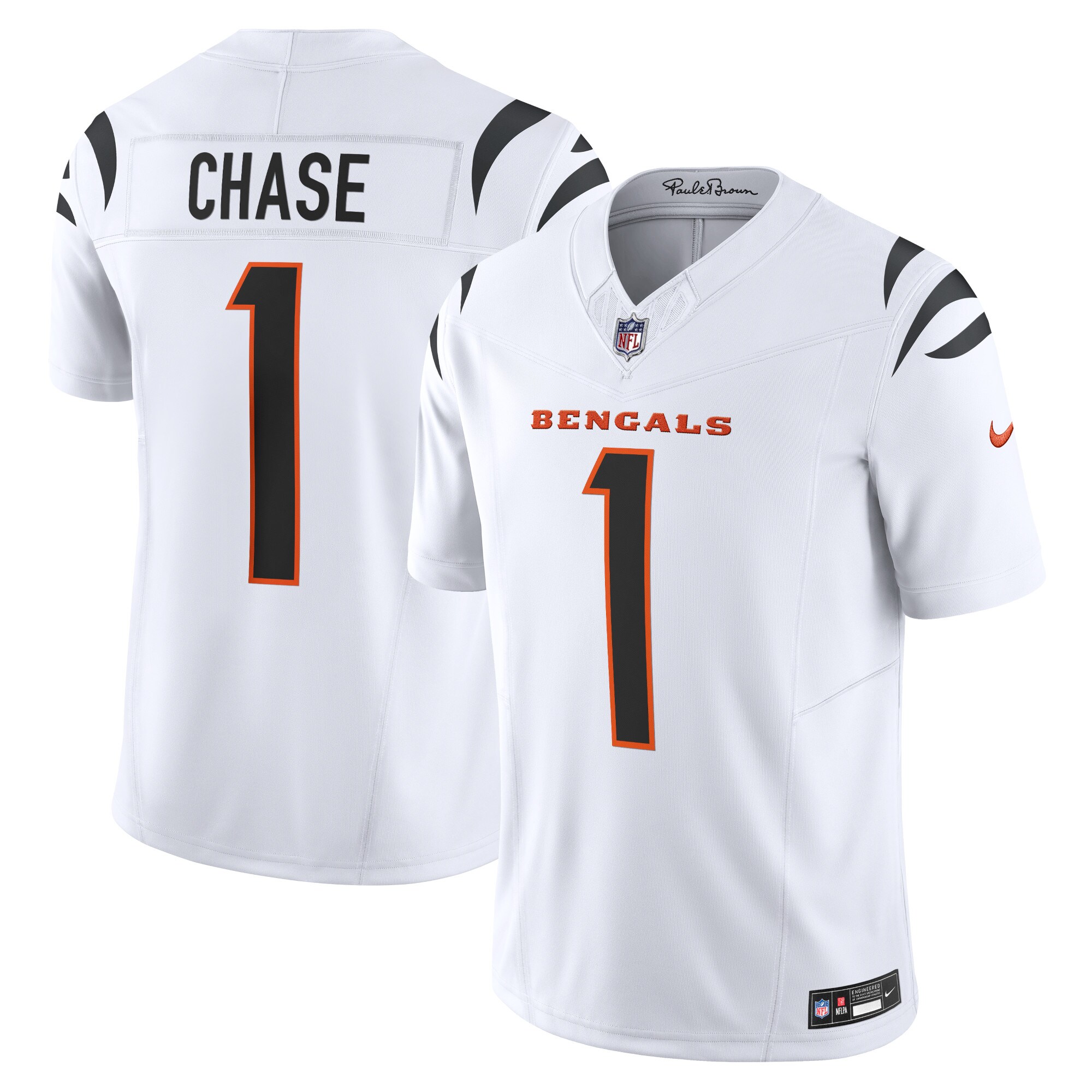 Ja'Marr Chase Cincinnati Bengals  Vapor F.U.S.E. Limited Jersey - White