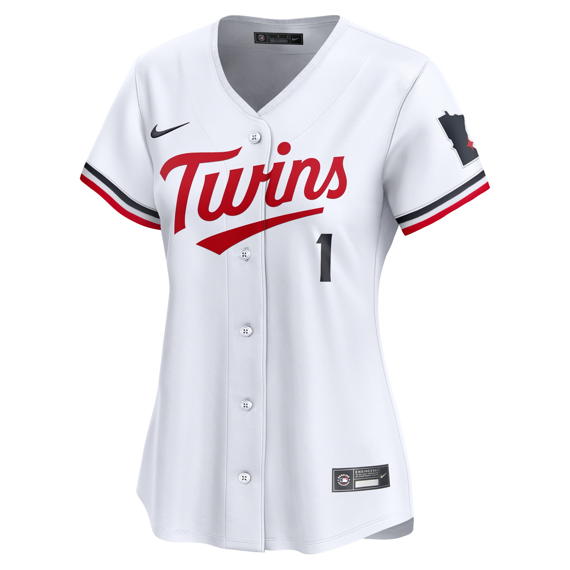 Minnesota Twins  Women's #1 Mom Home Limited Jersey - White