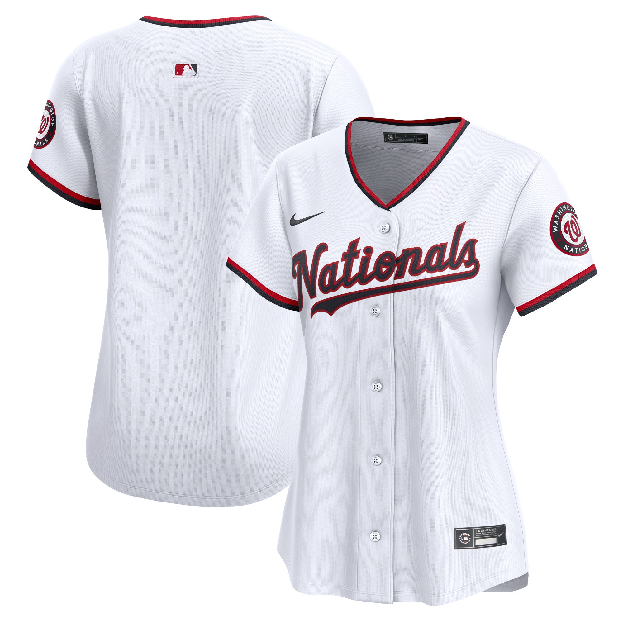 Washington Nationals  Women's Home Limited Jersey - White