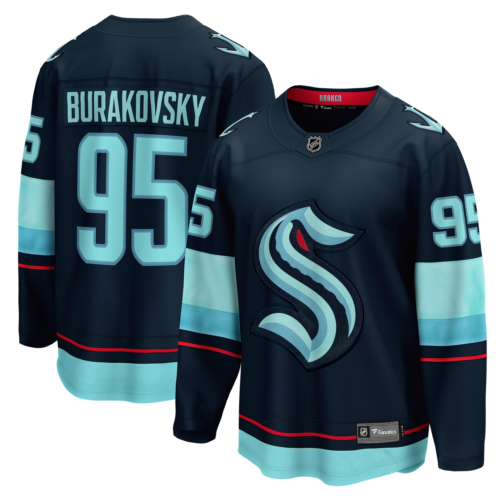 Andre Burakovsky  Fanatics Home Breakaway Player Jersey - Deep Sea Blue