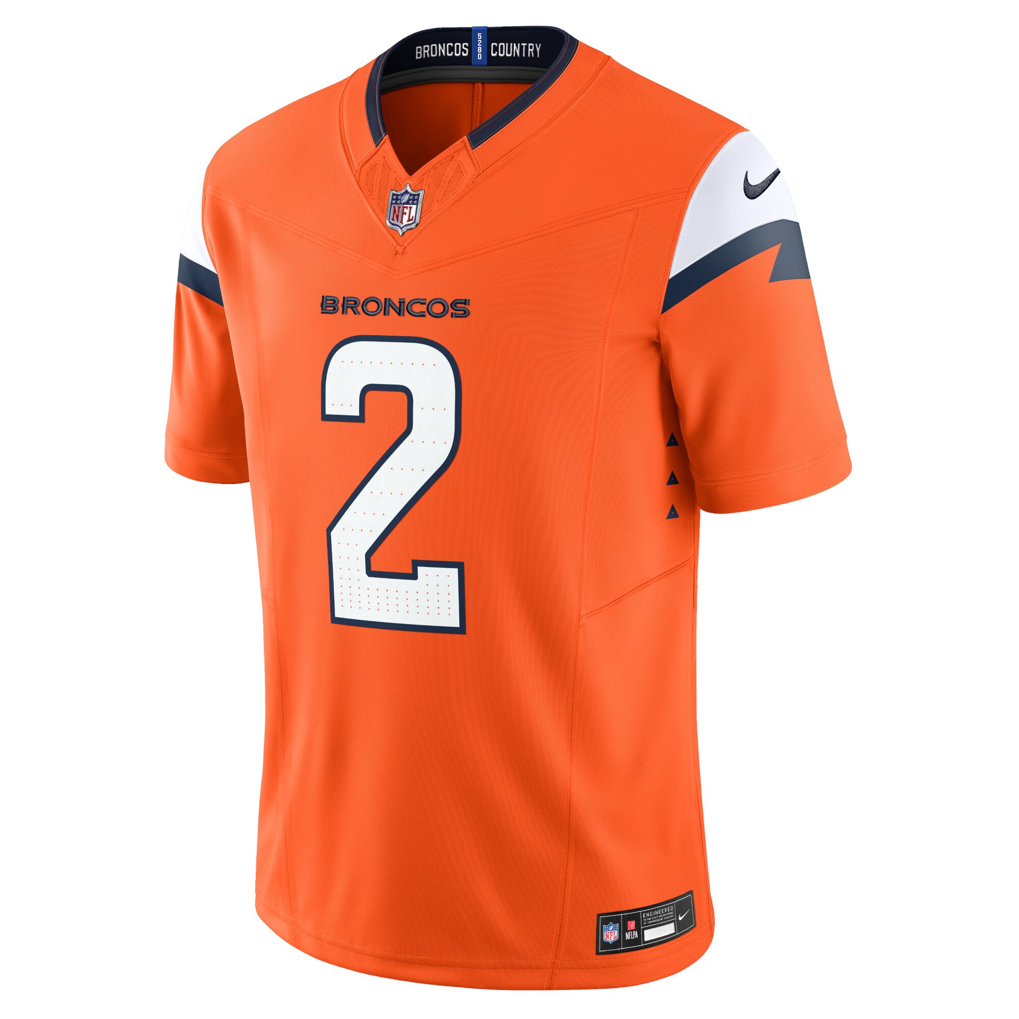 Patrick Surtain II Denver Broncos  Vapor F.U.S.E. Limited Jersey - Orange