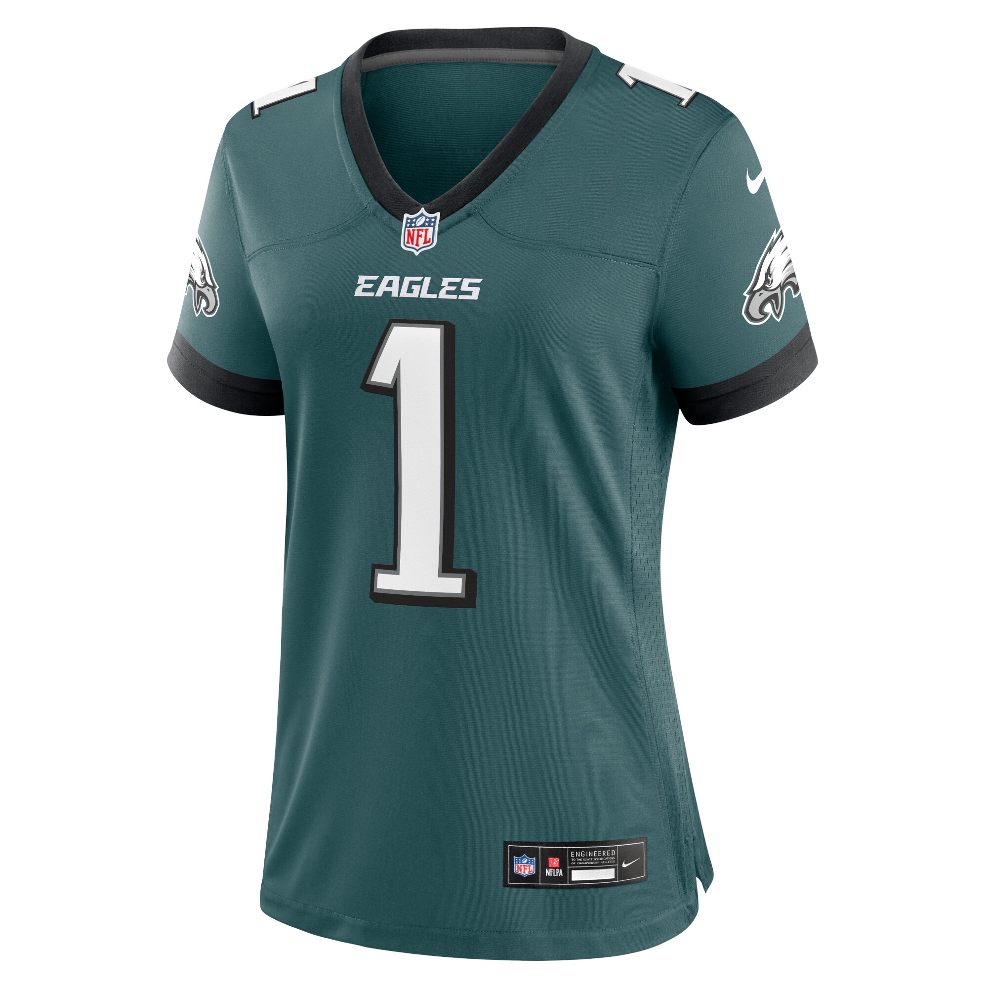 Jalen Hurts Philadelphia Eagles  Women's Team Game Jersey - Midnight Green