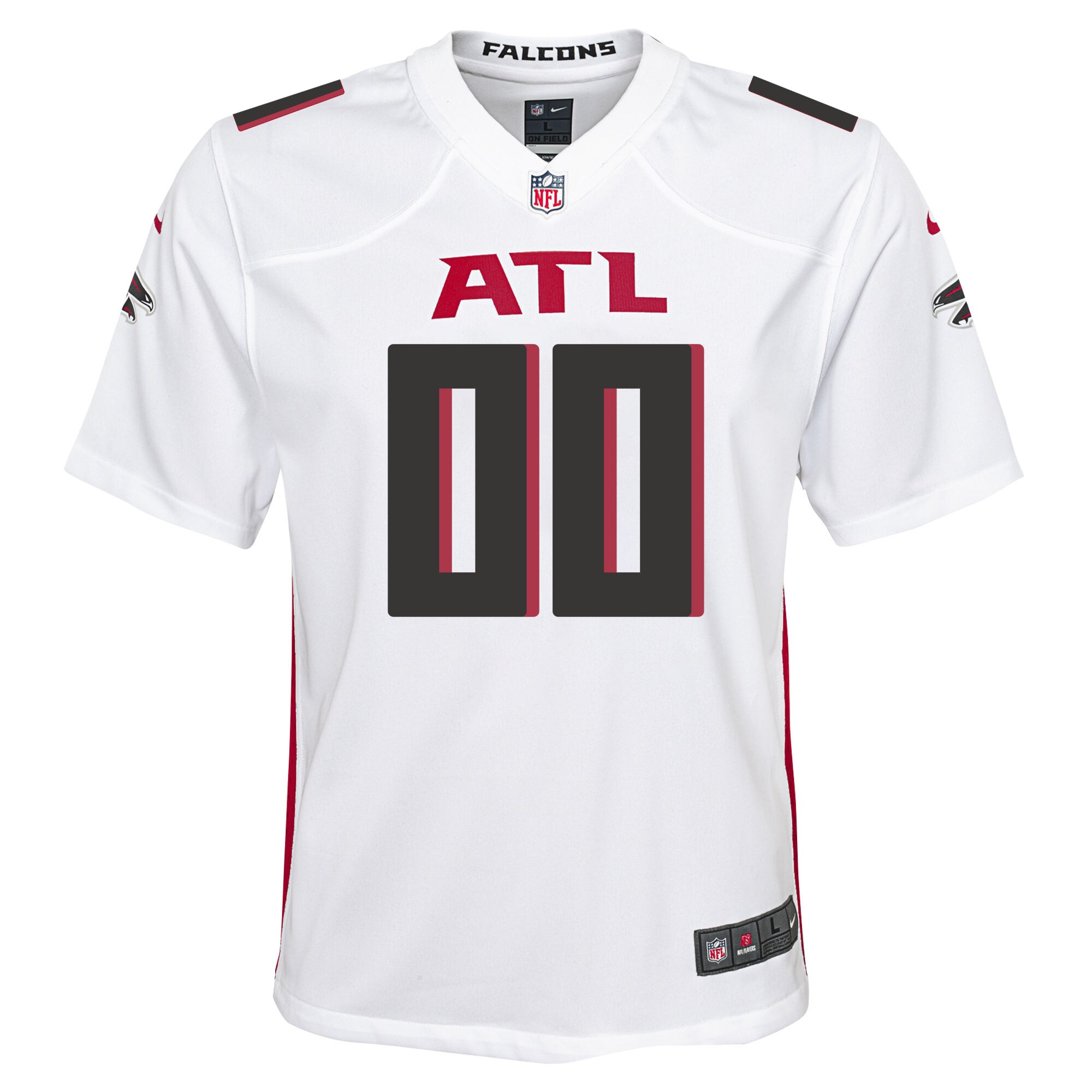 Atlanta Falcons Youth Custom Game Jersey - White
