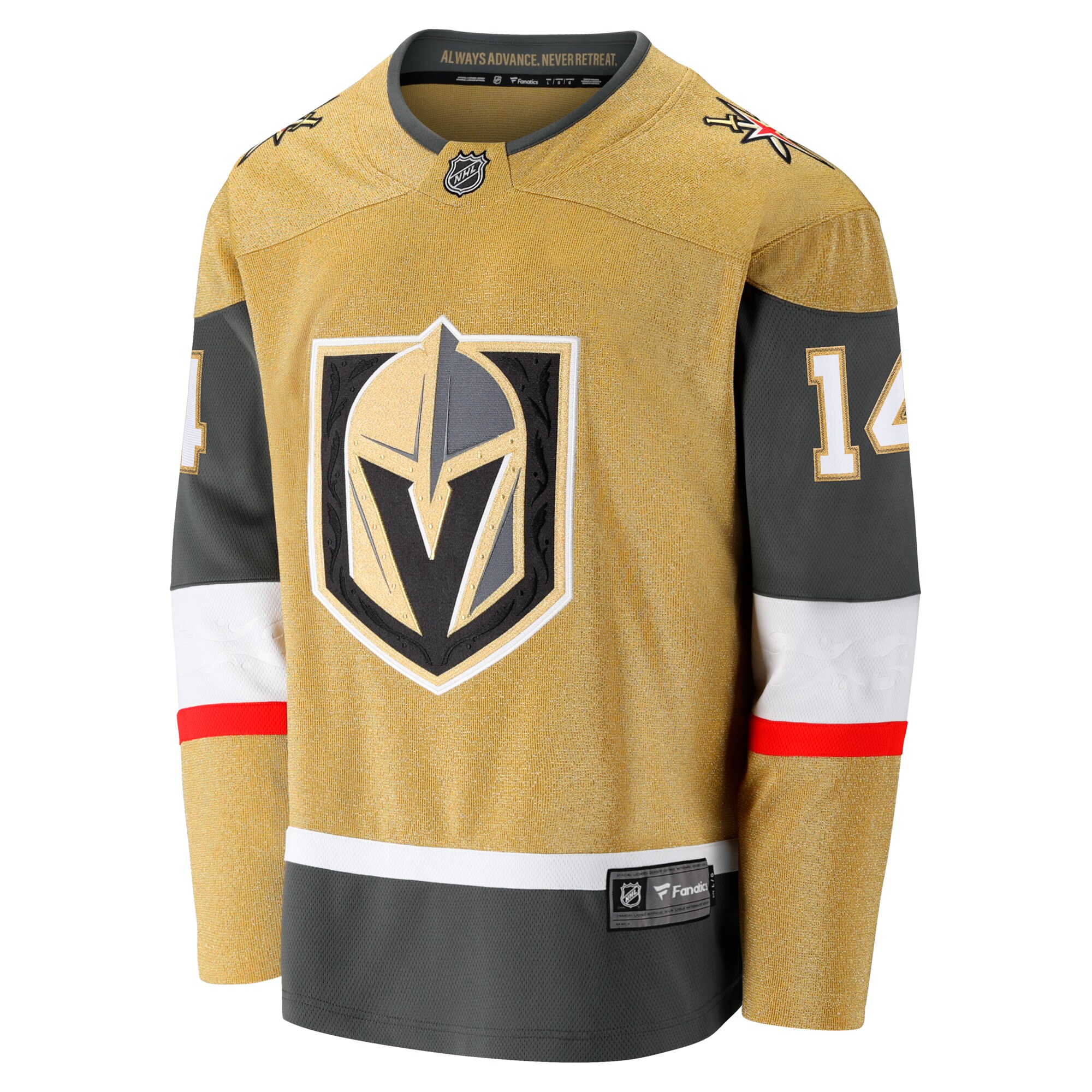 Nicolas Hague Vegas Golden Knights Fanatics Home Premier Breakaway Player Jersey - Gold