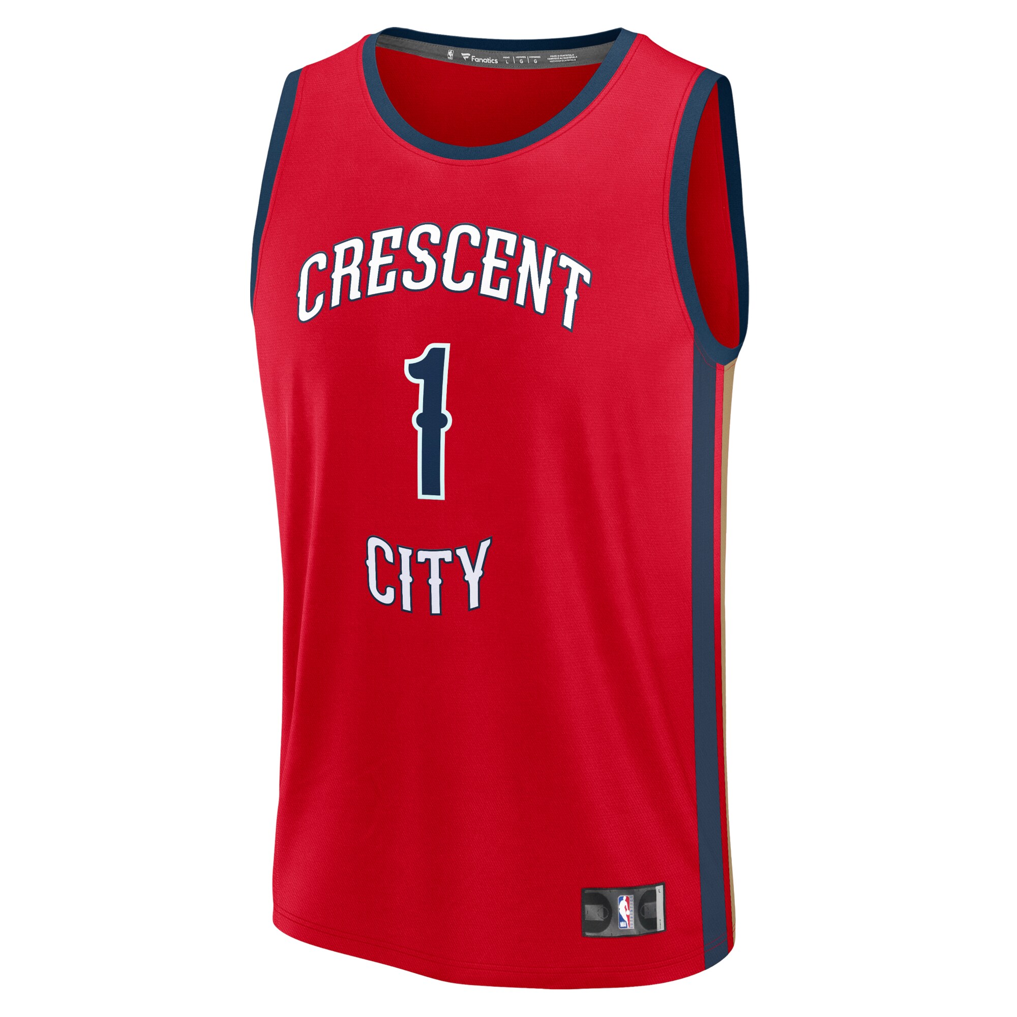 Zion Williamson New Orleans Pelicans Fanatics Fast Break Replica Player Jersey - Statement Edition - Red