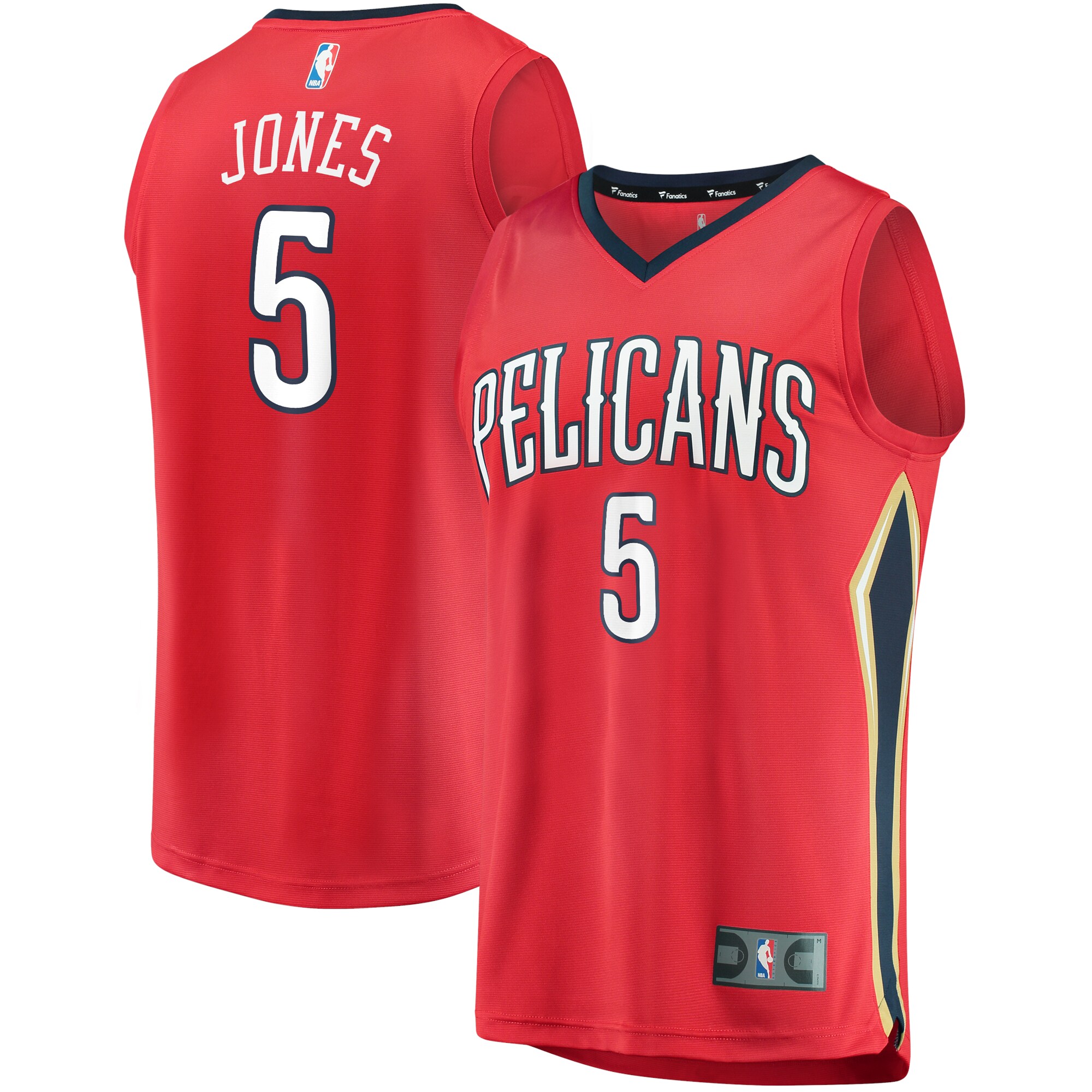 Herbert Jones New Orleans Pelicans Fanatics Fast Break Replica Player Jersey - Statement Edition - Red