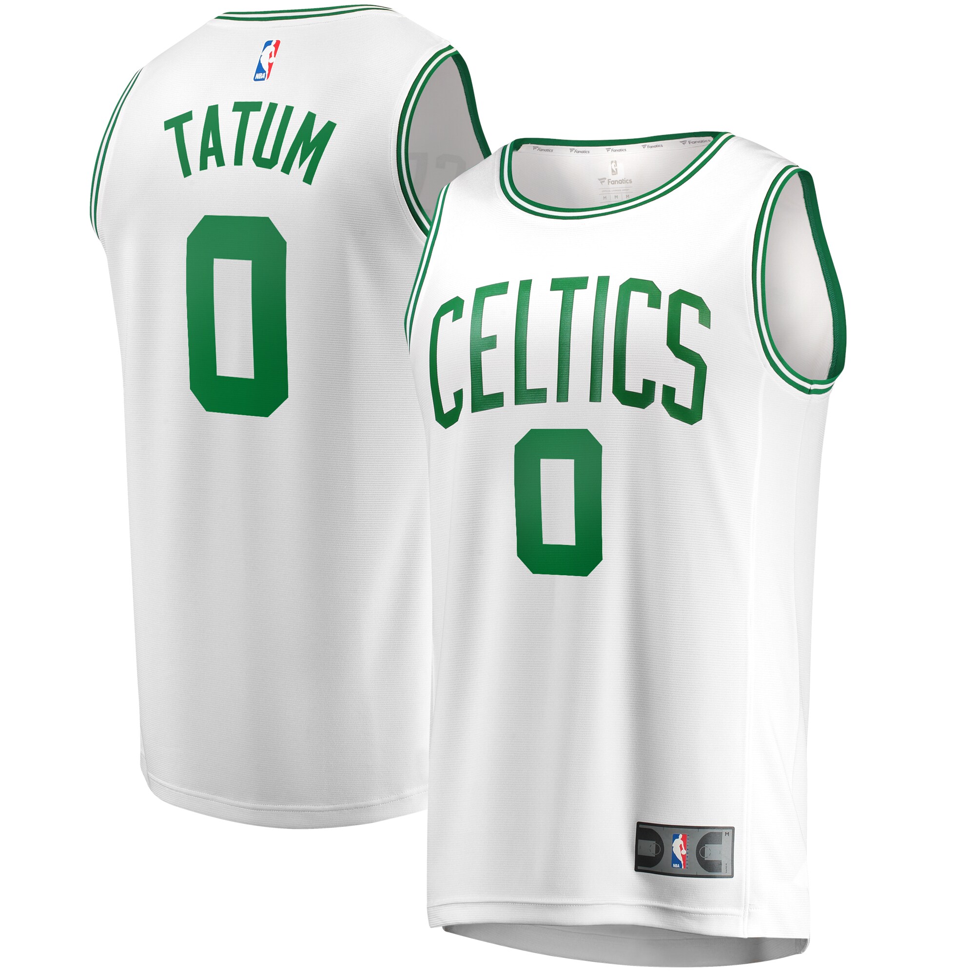 Jayson Tatum Boston Celtics Fanatics Fast Break Replica Player Jersey - Association Edition - White