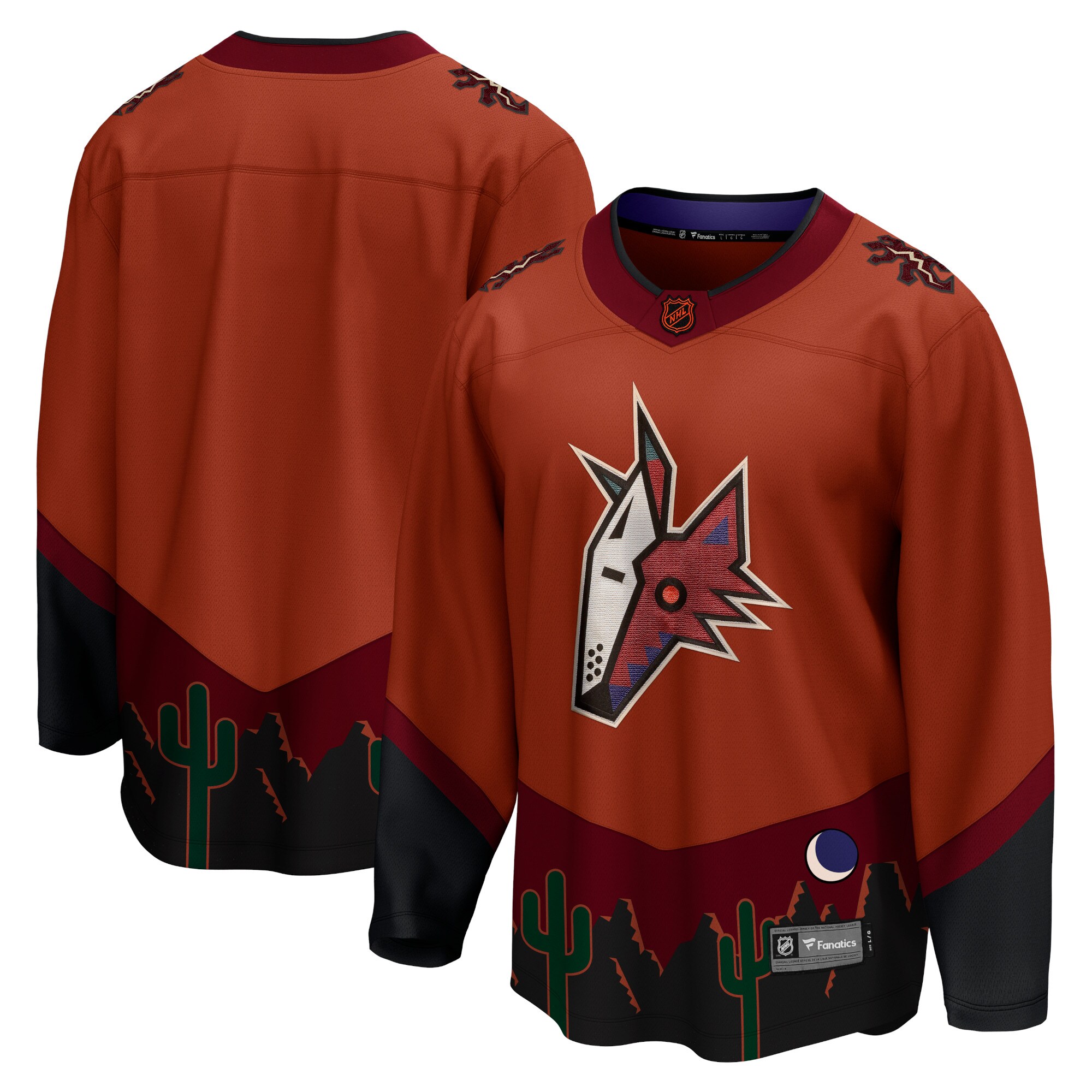 Arizona Coyotes Fanatics Special Edition 2.0 Breakaway Blank Jersey - Burnt Orange
