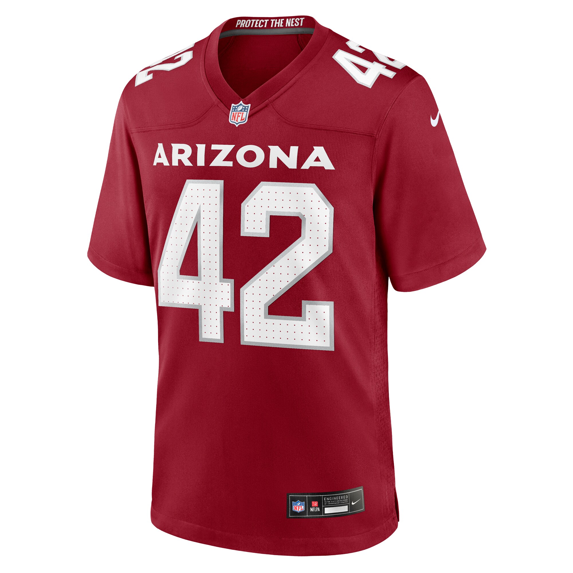 K'Von Wallace Arizona Cardinals  Team Game Jersey -  Cardinal