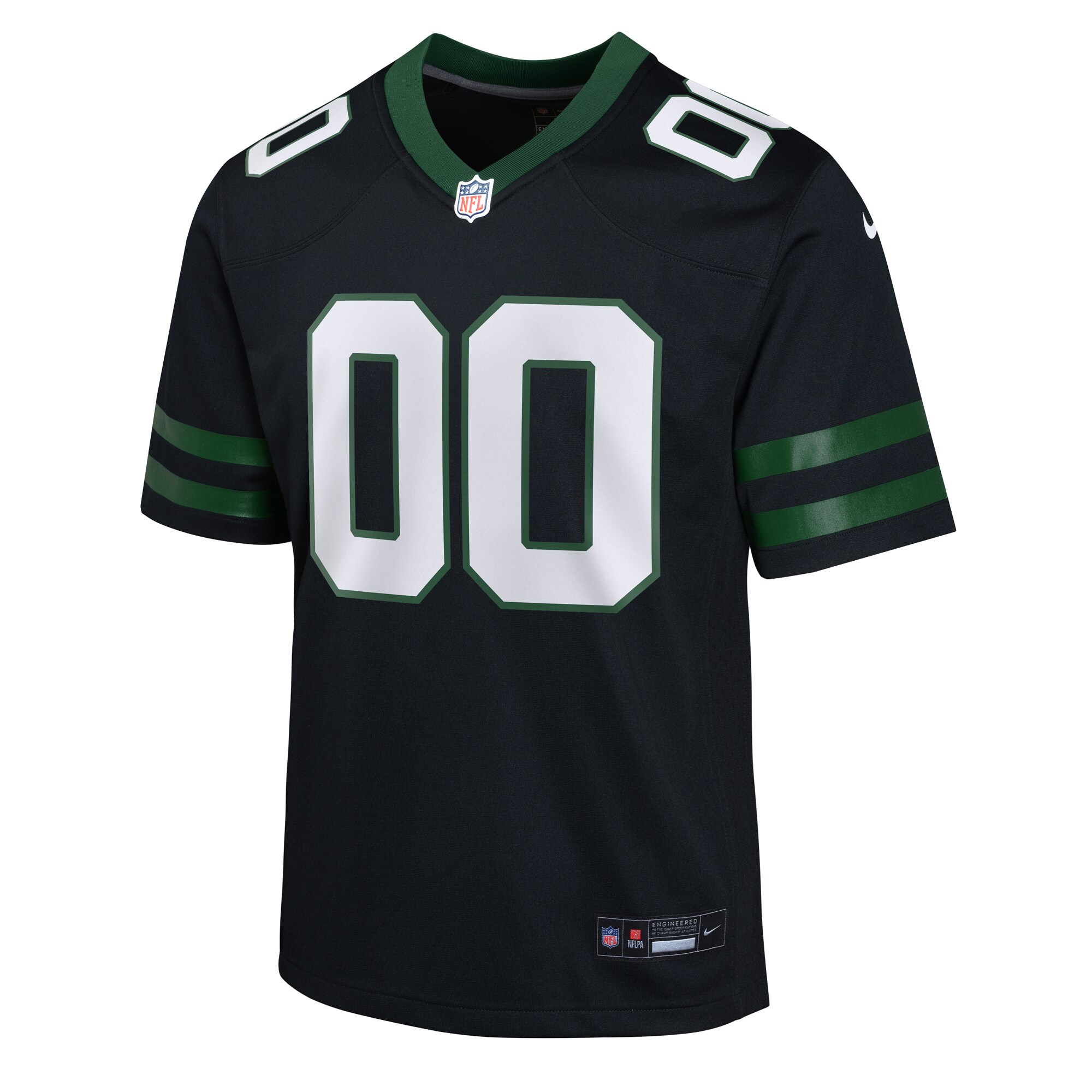New York Jets  Youth Alternate Custom Game Jersey - Legacy Black