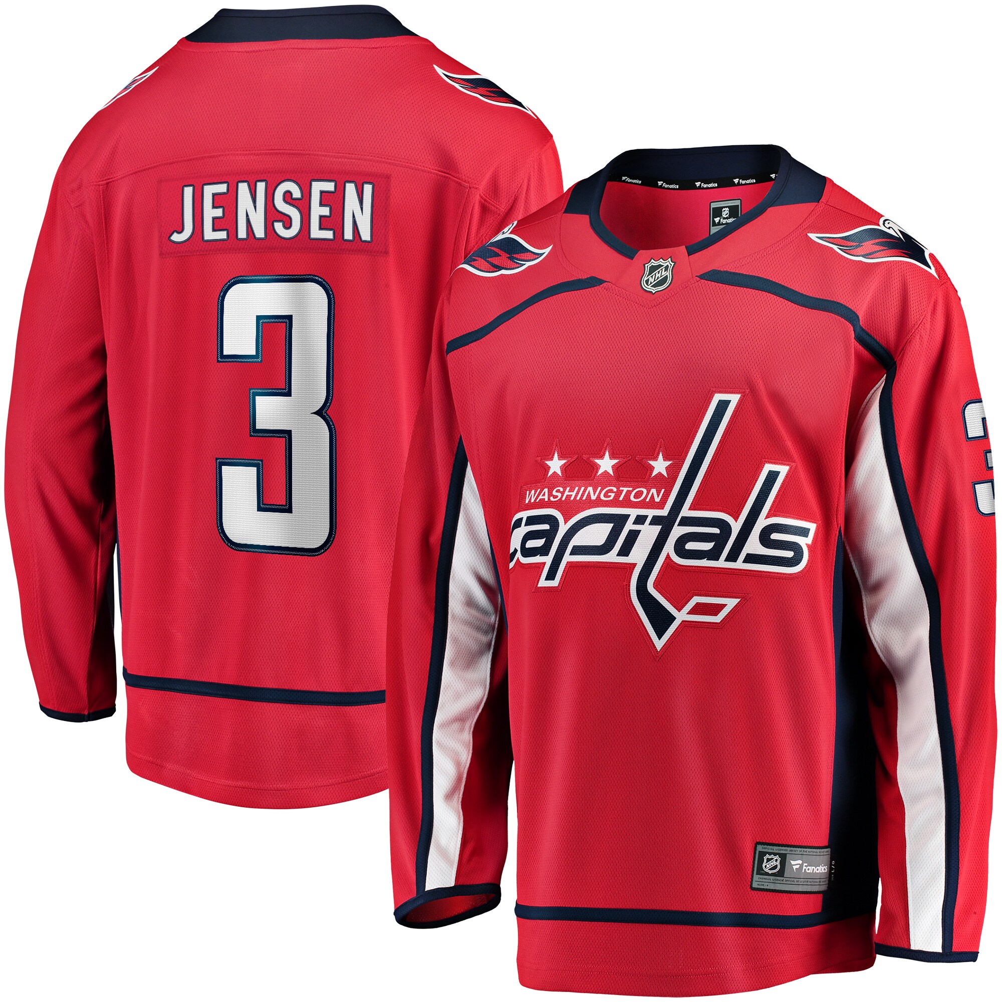 Nick Jensen Washington Capitals Fanatics Replica Player Jersey - Red