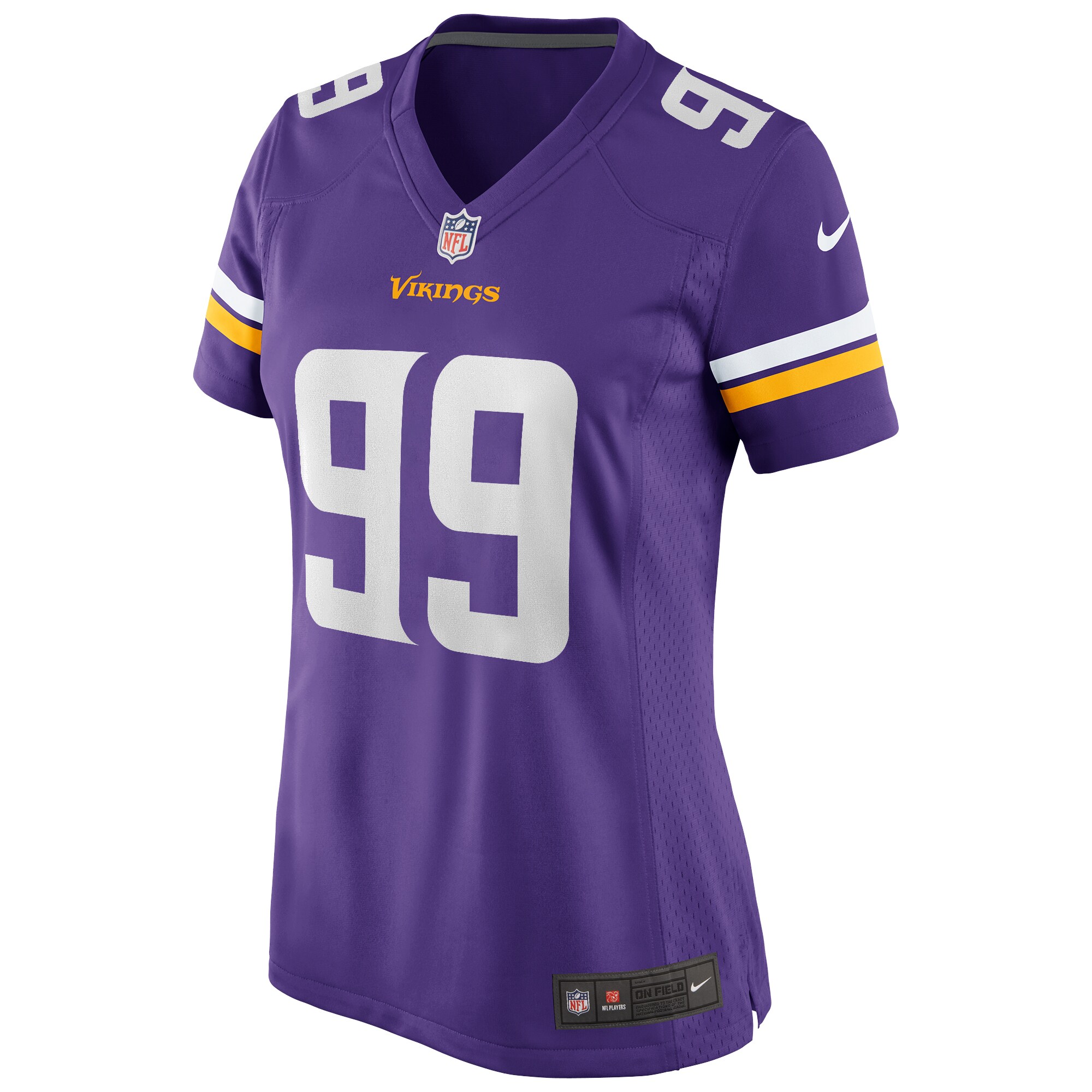 Danielle Hunter Minnesota Vikings  Women's Game Jersey - Purple