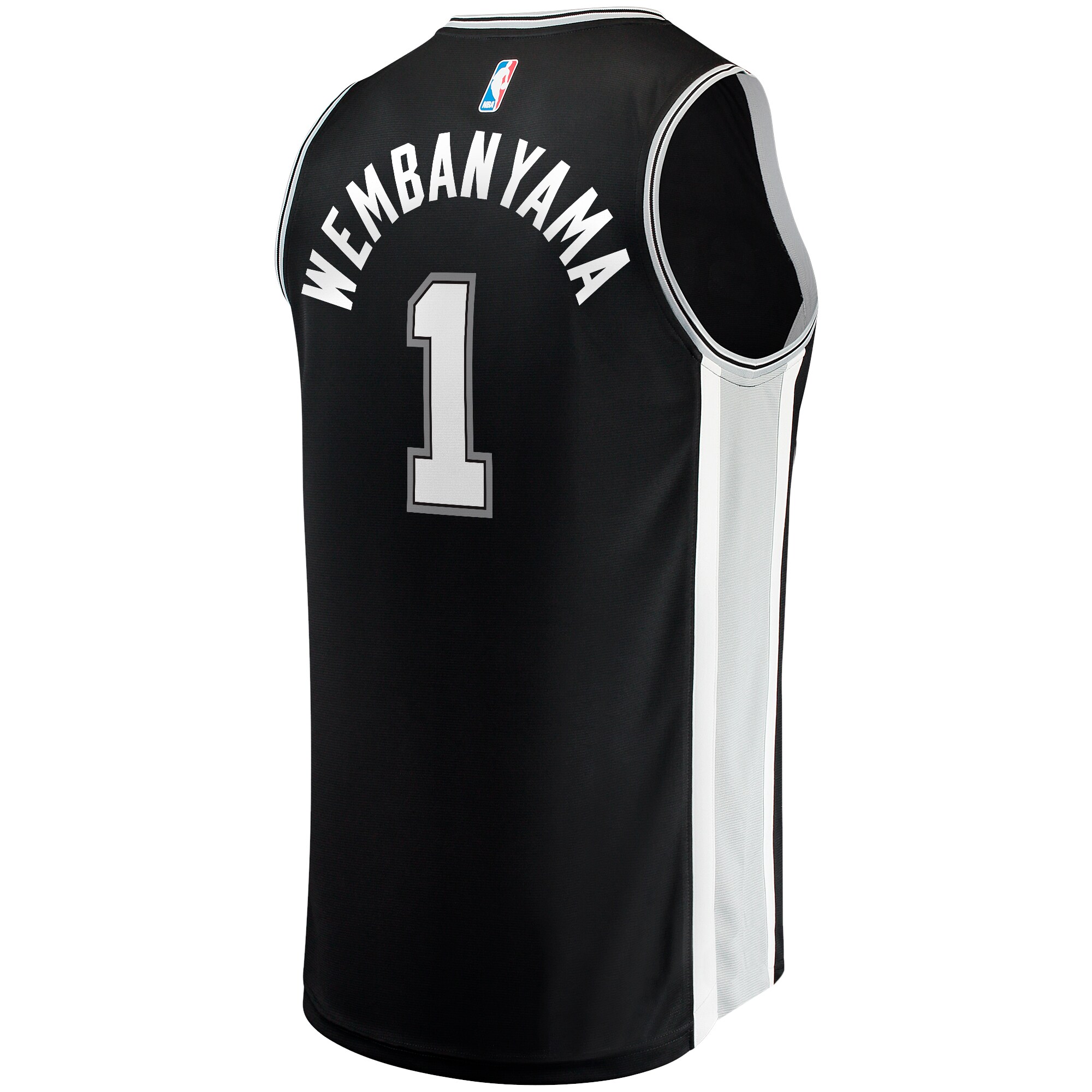 Victor Wembanyama San Antonio Spurs Fanatics Big & Tall Fast Break Replica Jersey Black - Icon Edition