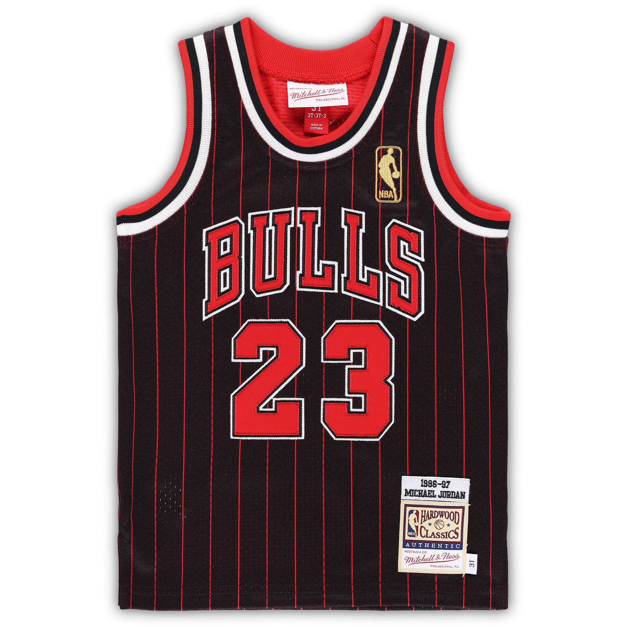 Michael Jordan Chicago Bulls Mitchell & Ness Toddler 1996\/97 Hardwood Classics Authentic Jersey - Black