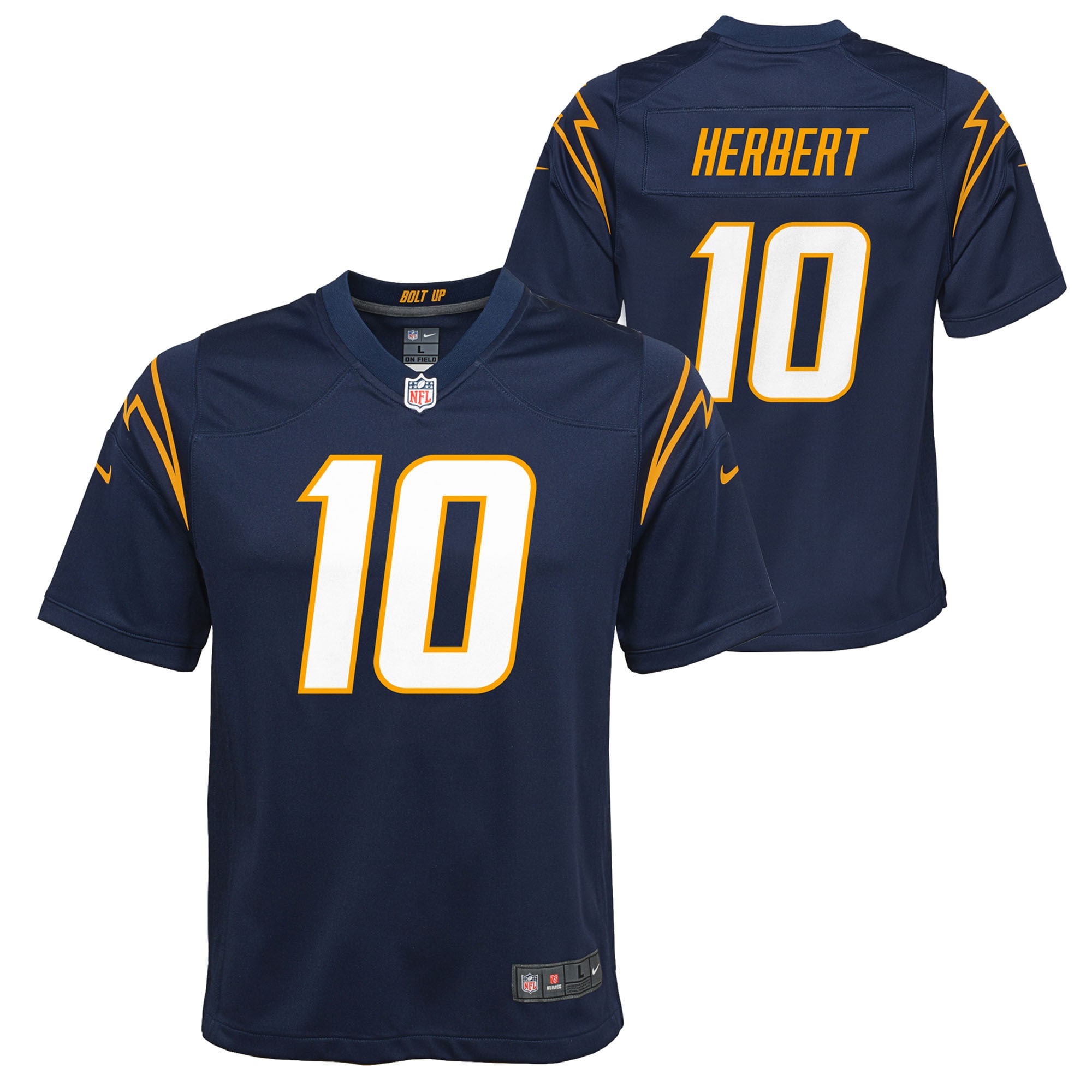 Justin Herbert Los Angeles Chargers  Youth Game Jersey - Navy