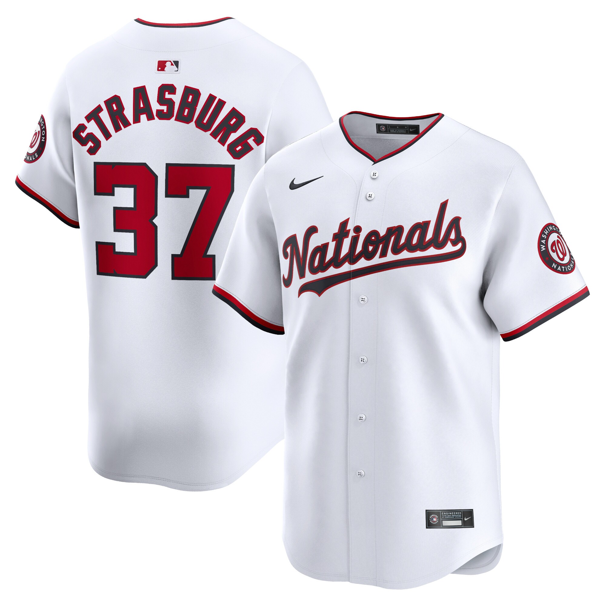 Stephen Strasburg Washington Nationals  Home Limited Player Jersey - White