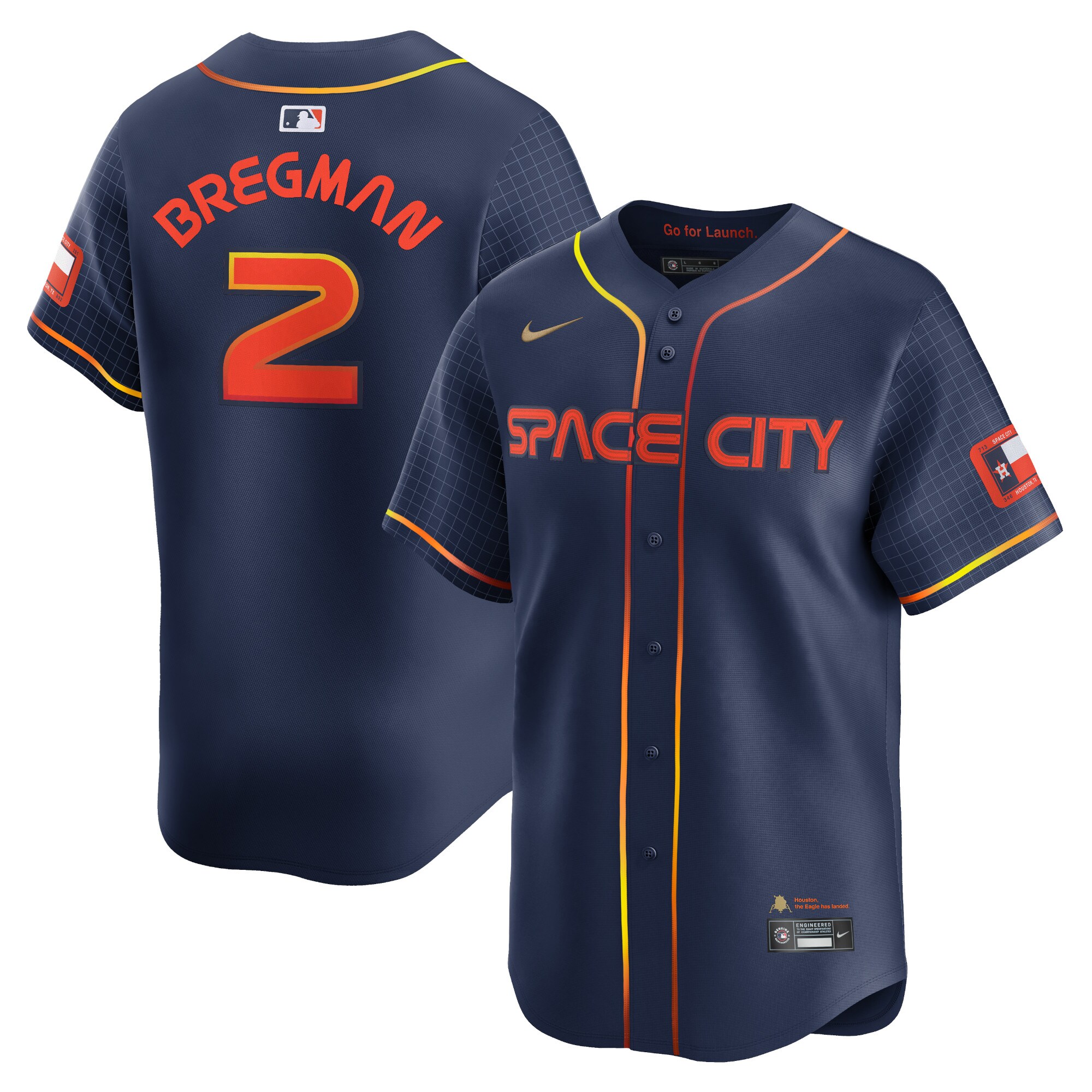 Alex Bregman Houston Astros  City Connect Limited Player Jersey - Navy