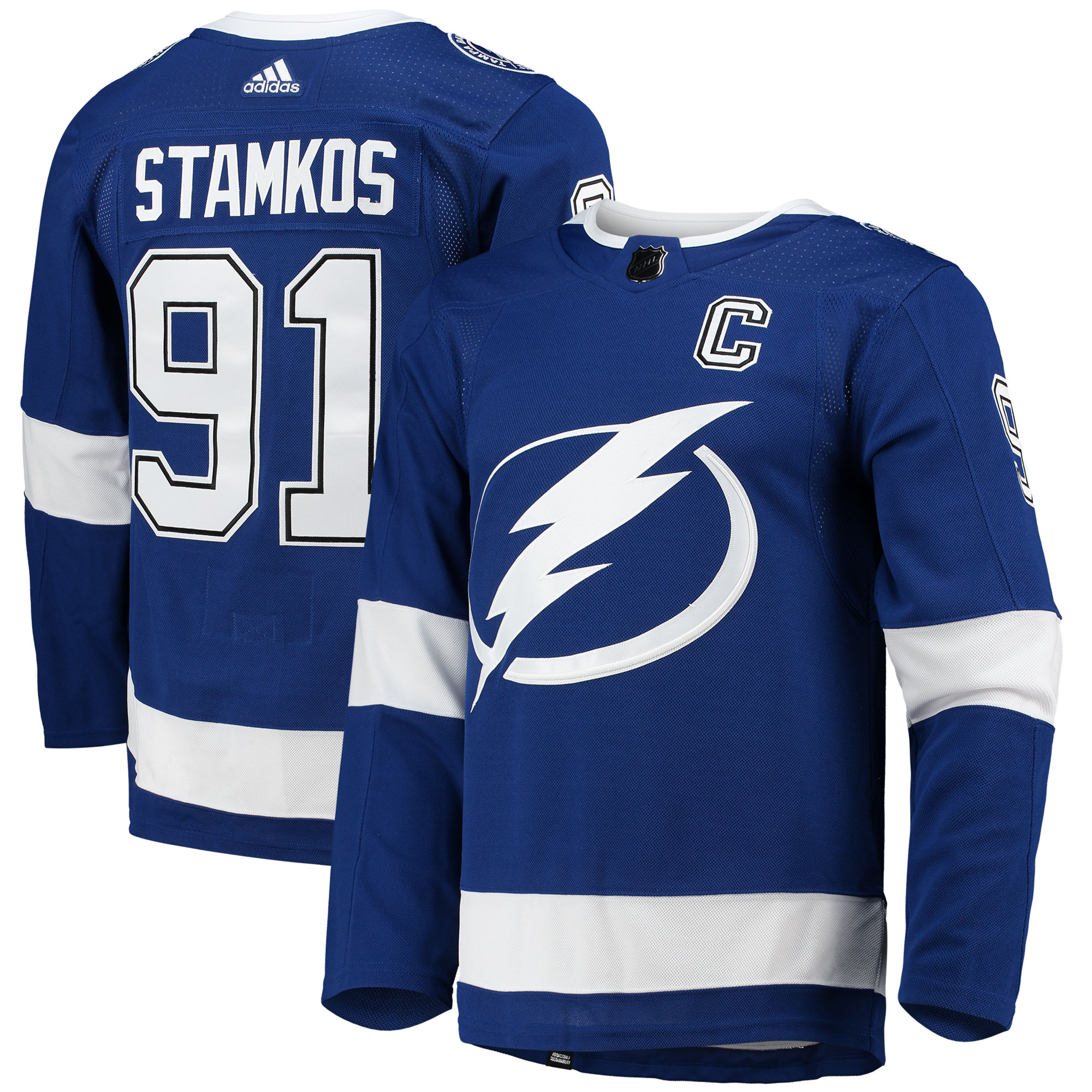 Steven Stamkos Tampa Bay Lightning adidas Home Primegreen Authentic Player Jersey - Blue