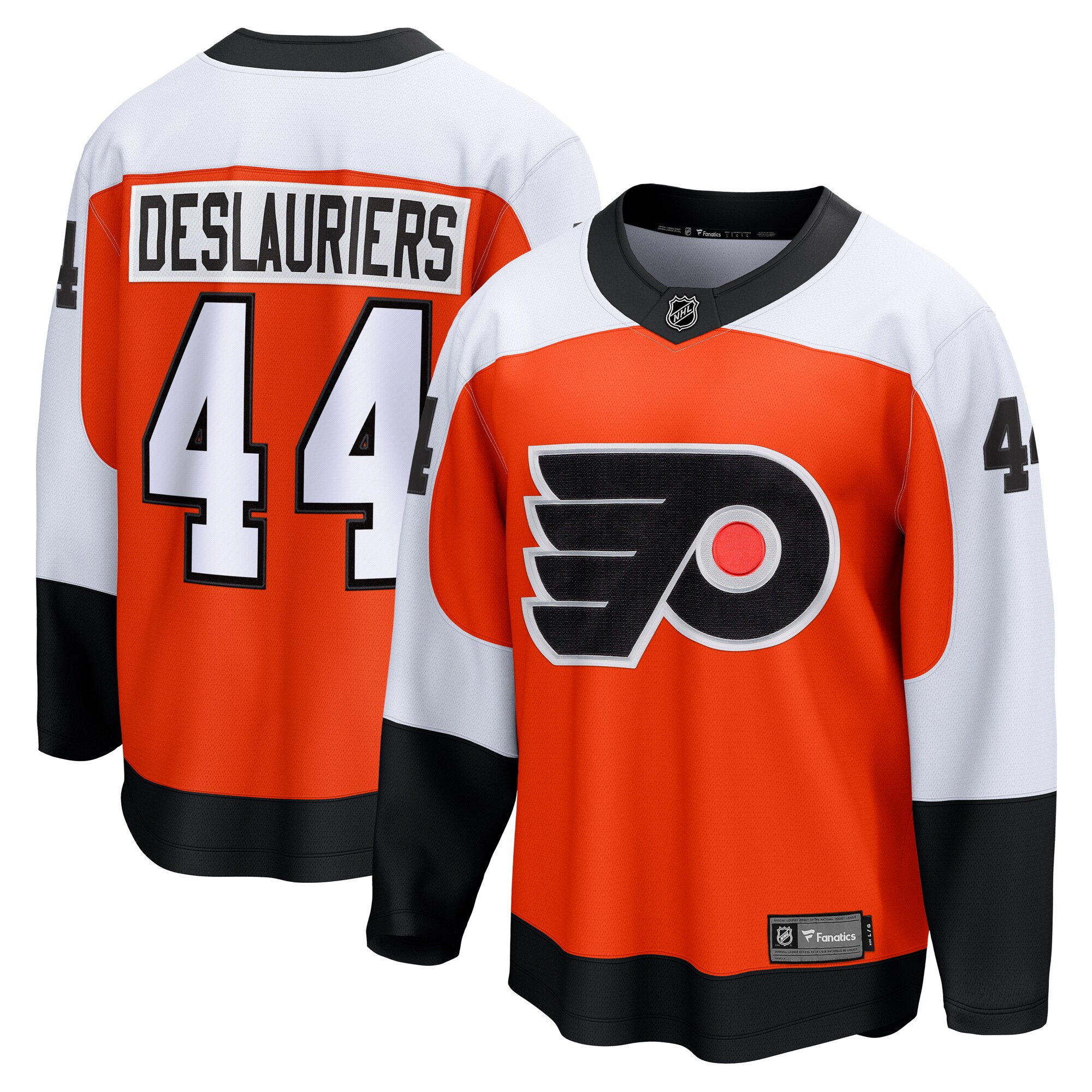 Nicolas Deslauriers Philadelphia Flyers Fanatics Home Breakaway Jersey - Orange