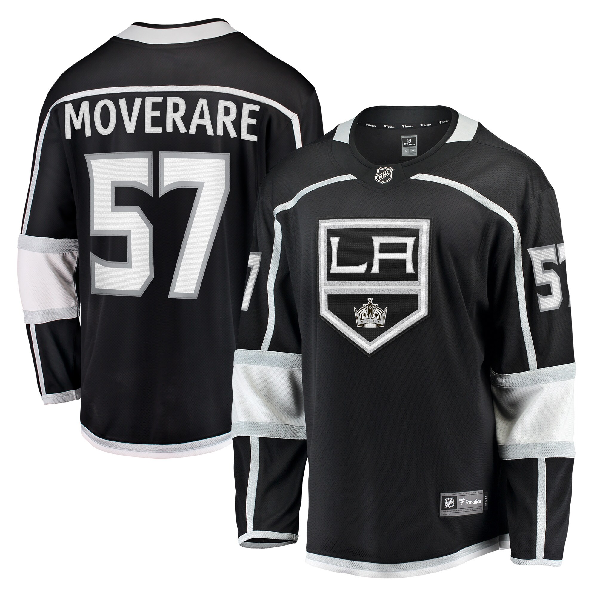 Jacob Moverare Los Angeles Kings Fanatics Home Breakaway Player Jersey - Black