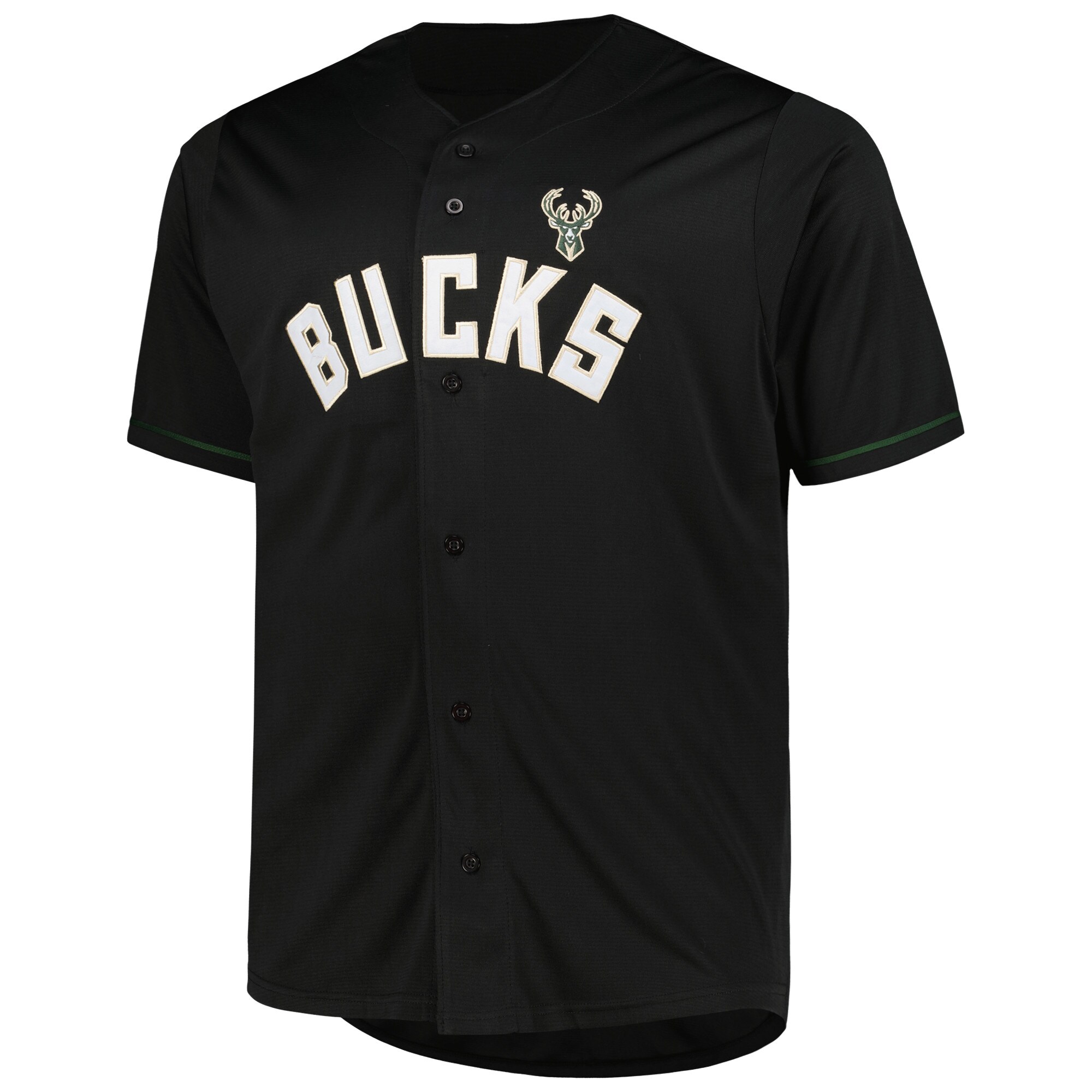 Milwaukee Bucks Profile Big & Tall Pop Jersey - Black
