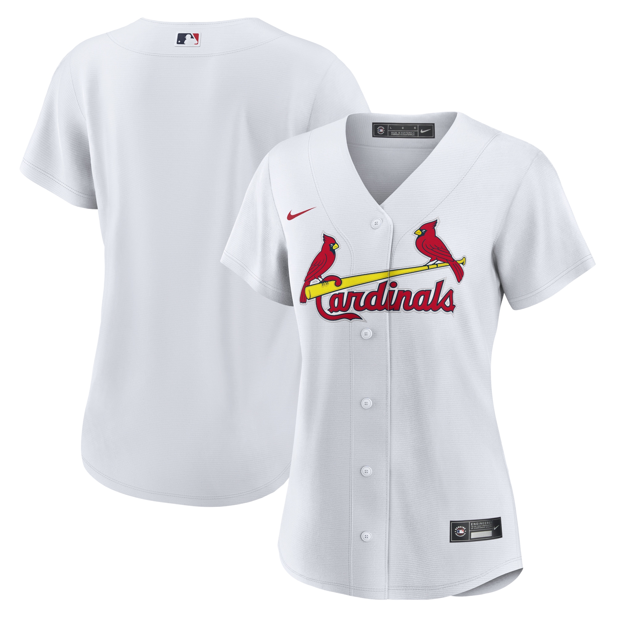 St. Louis Cardinals  Women's Home Replica Team Jersey - White
