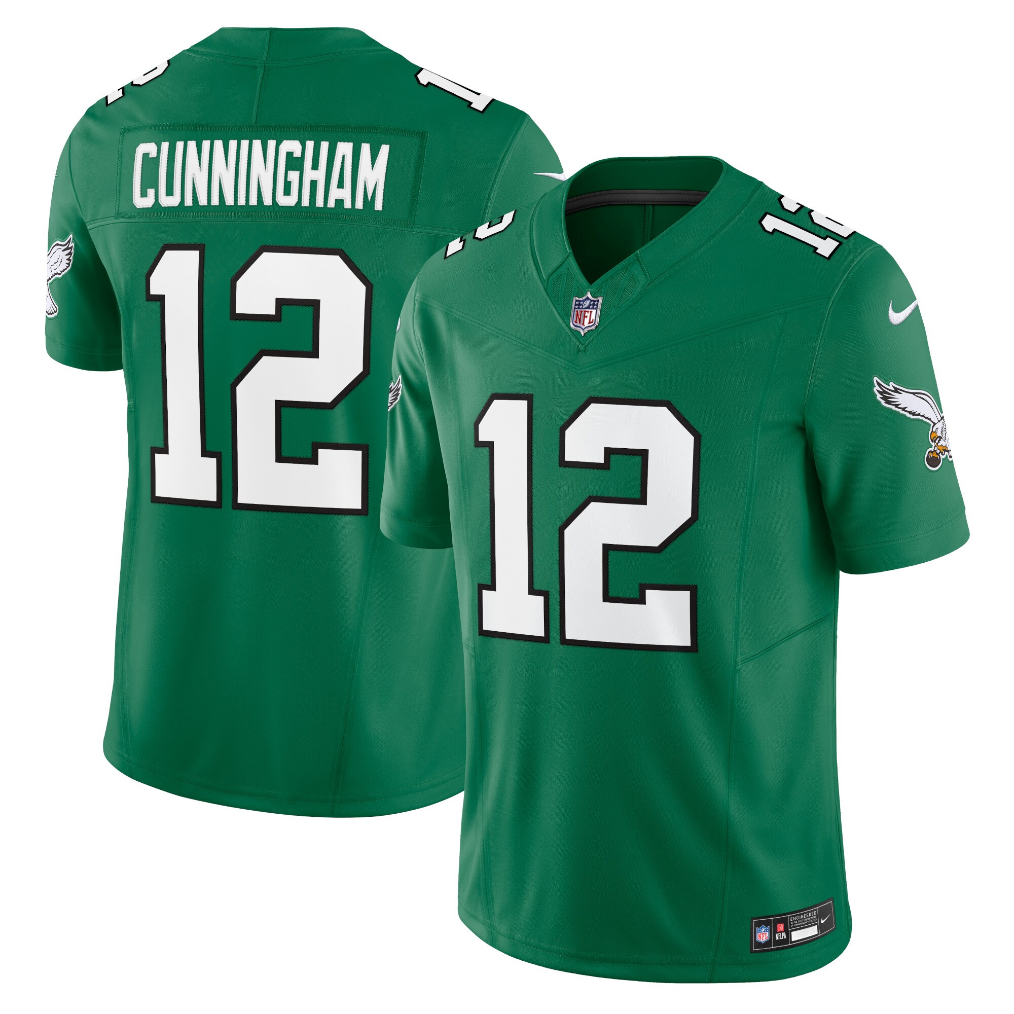 Randall Cunningham Philadelphia Eagles  Alternate Vapor F.U.S.E. Limited Jersey - Kelly Green