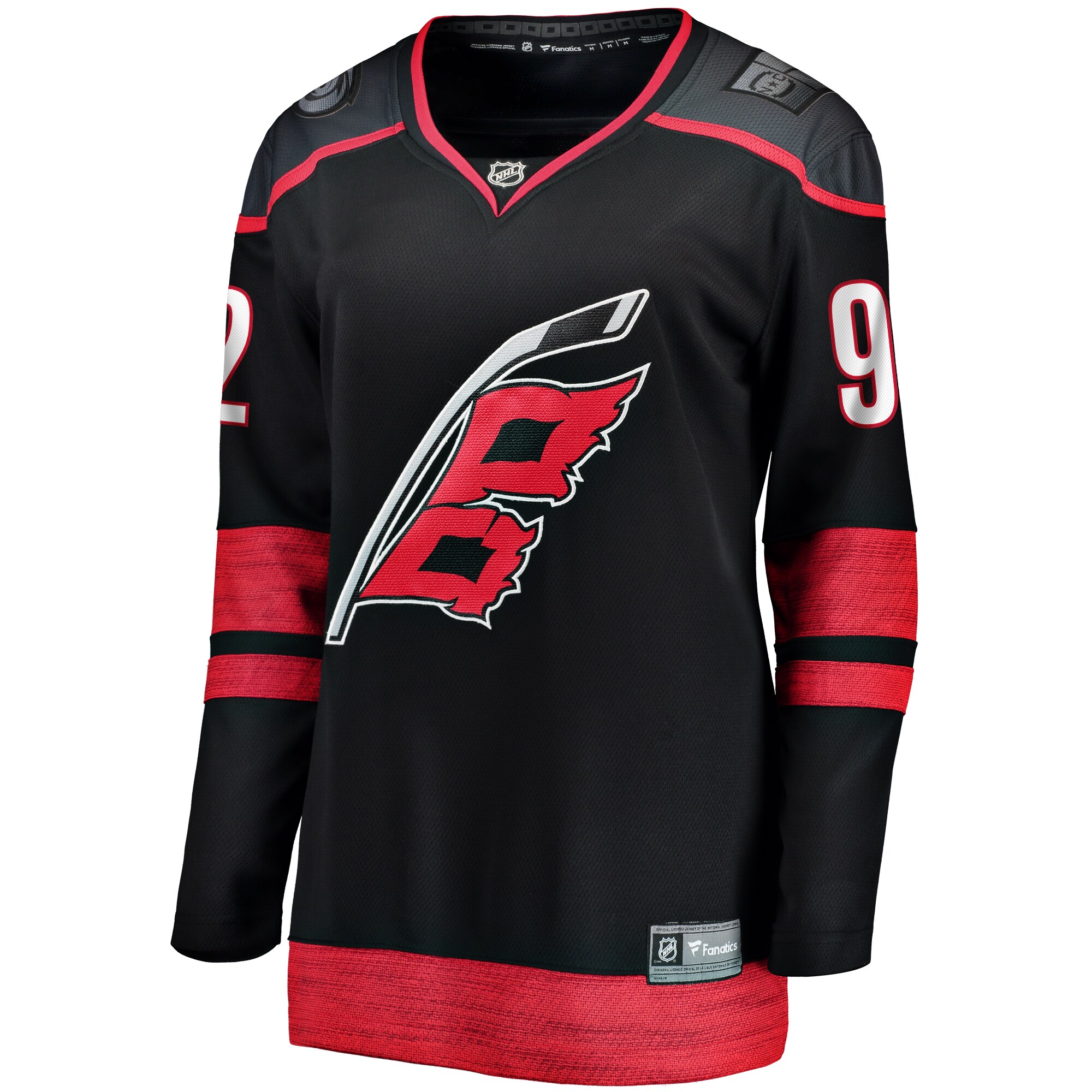 Evgeny Kuznetsov Carolina Hurricanes Fanatics Women's Home Breakaway Jersey - Black