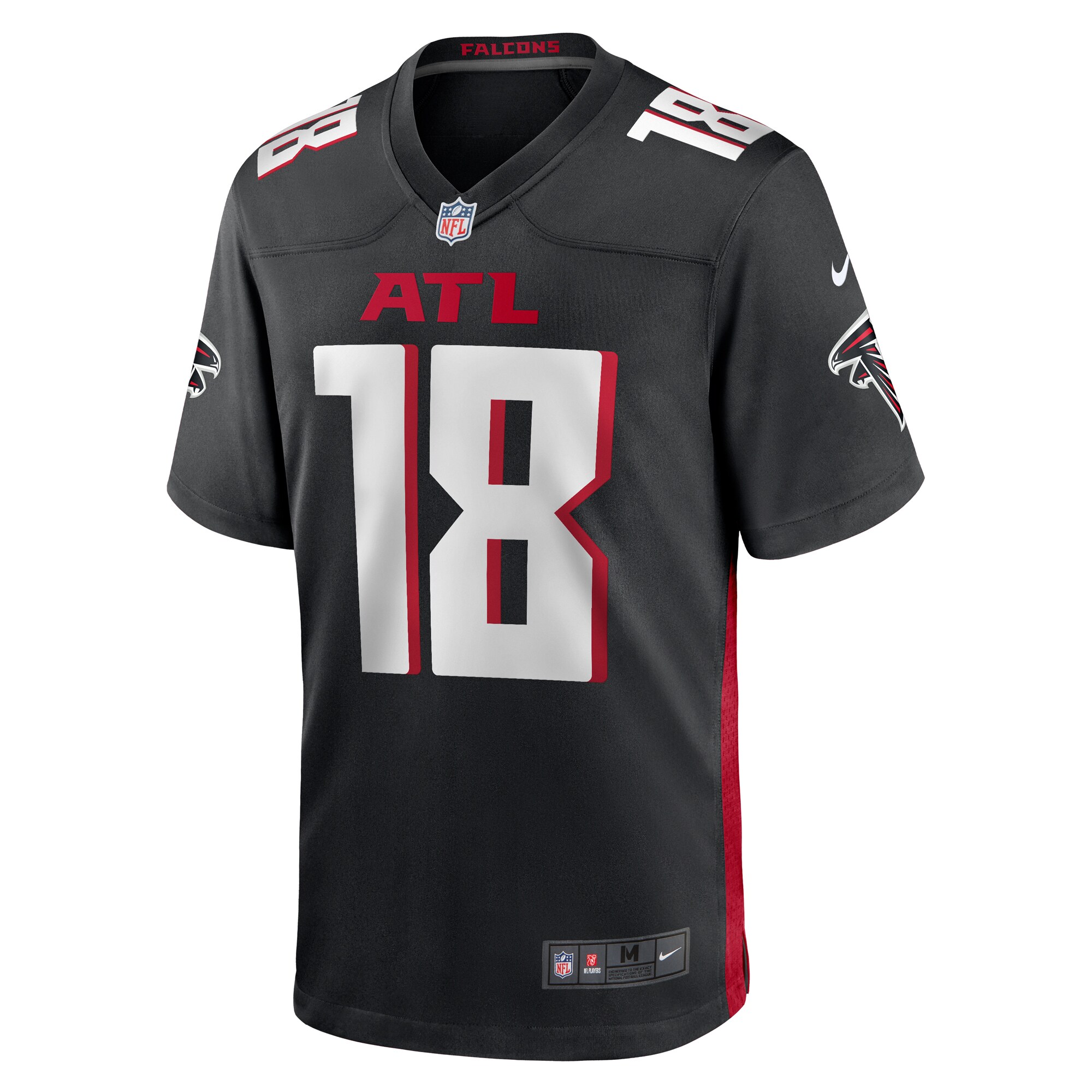Mack Hollins Atlanta Falcons  Game Player Jersey - Black
