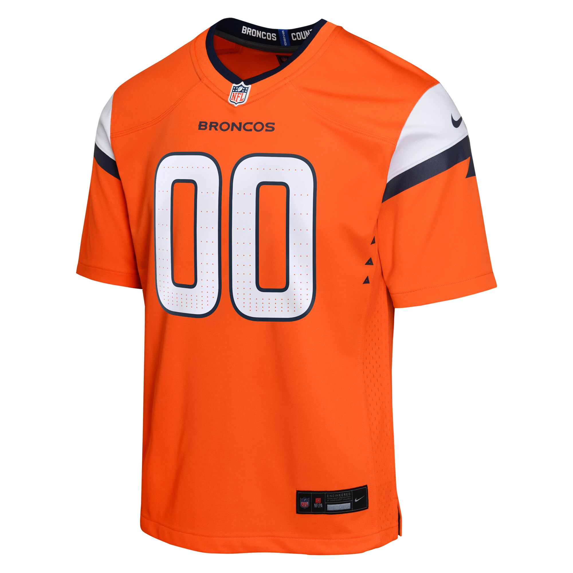 Denver Broncos  Youth Custom Game Jersey - Orange
