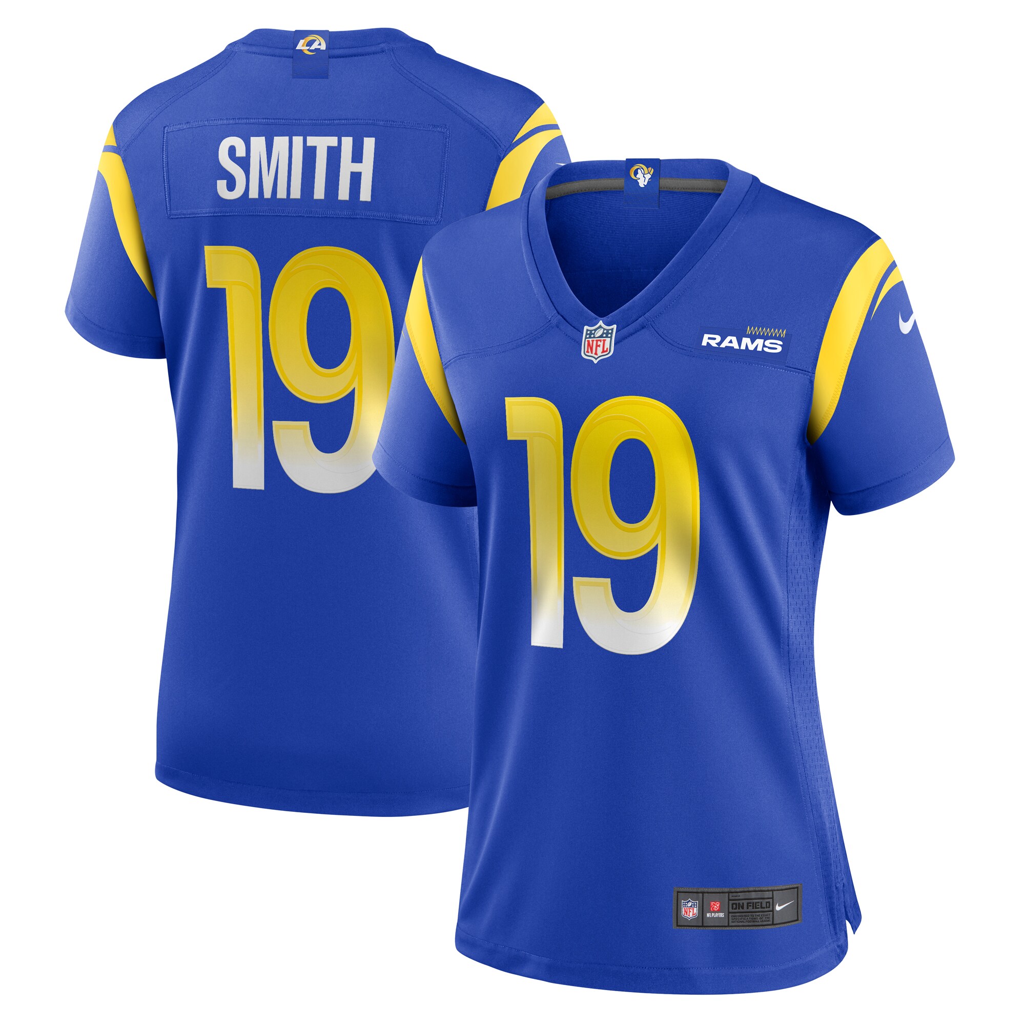Xavier Smith Los Angeles Rams  Women's Home Game Jersey - Royal