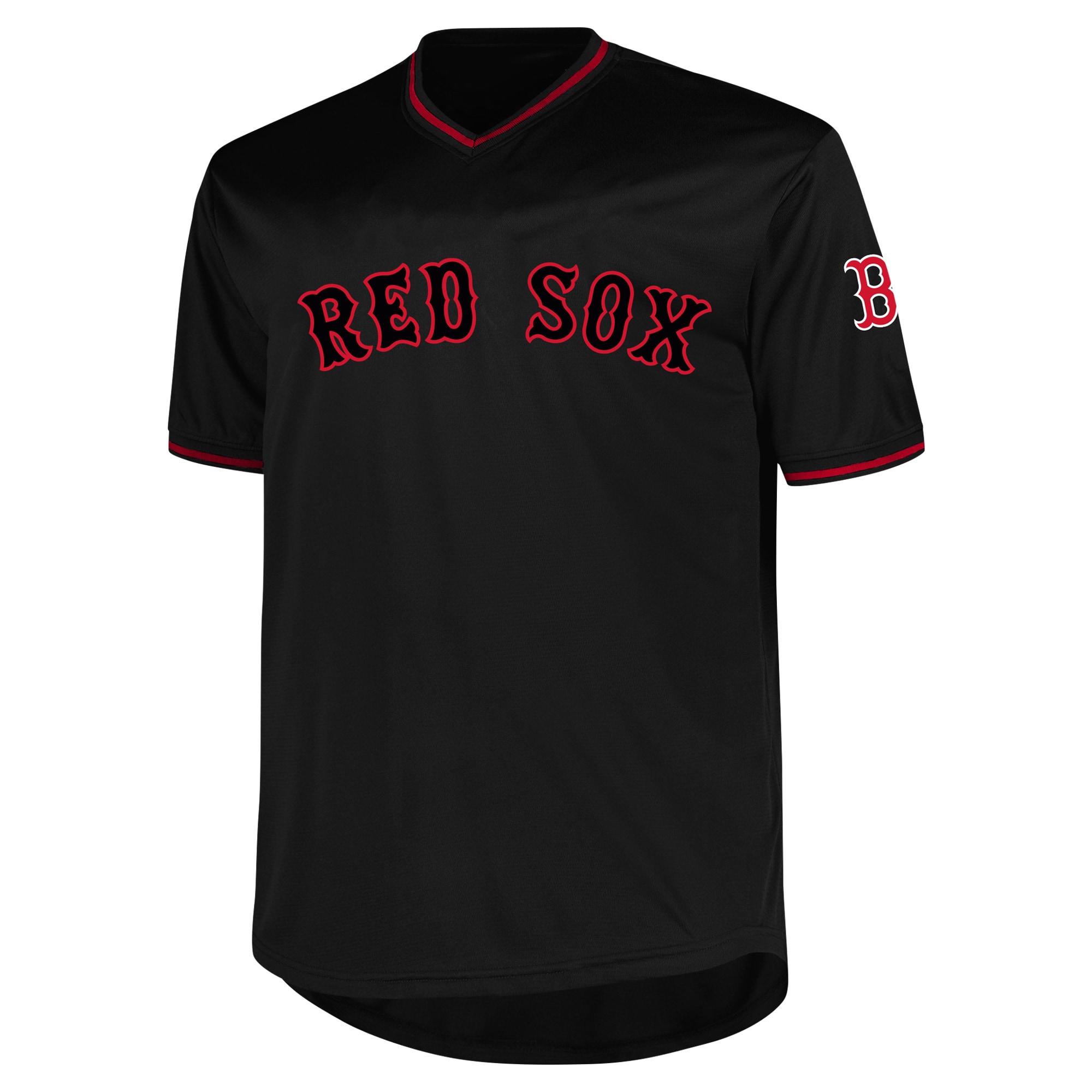 Boston Red Sox Profile Big & Tall Pop Fashion Jersey - Black