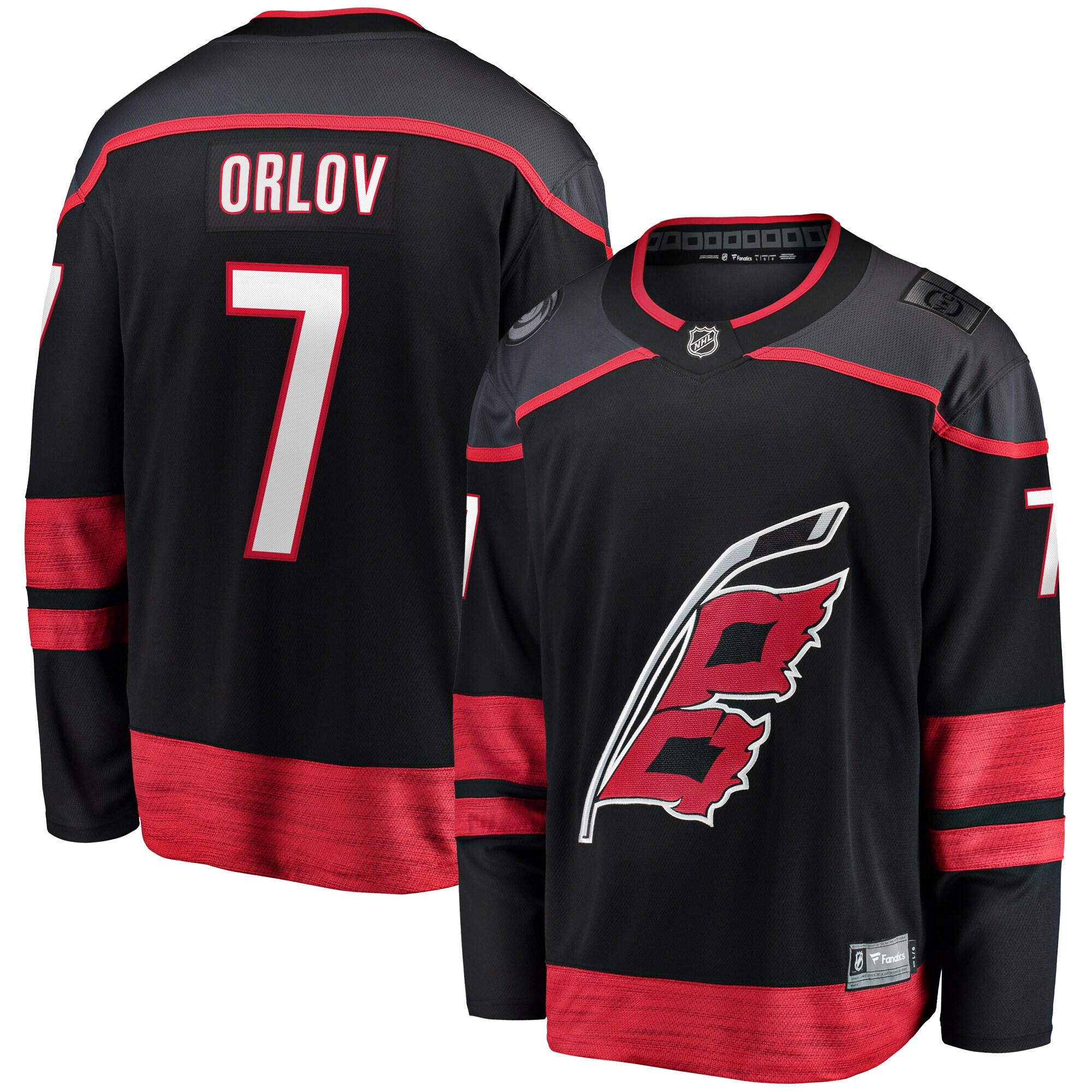 Dmitry Orlov Carolina Hurricanes Fanatics Home Breakaway Jersey - Black